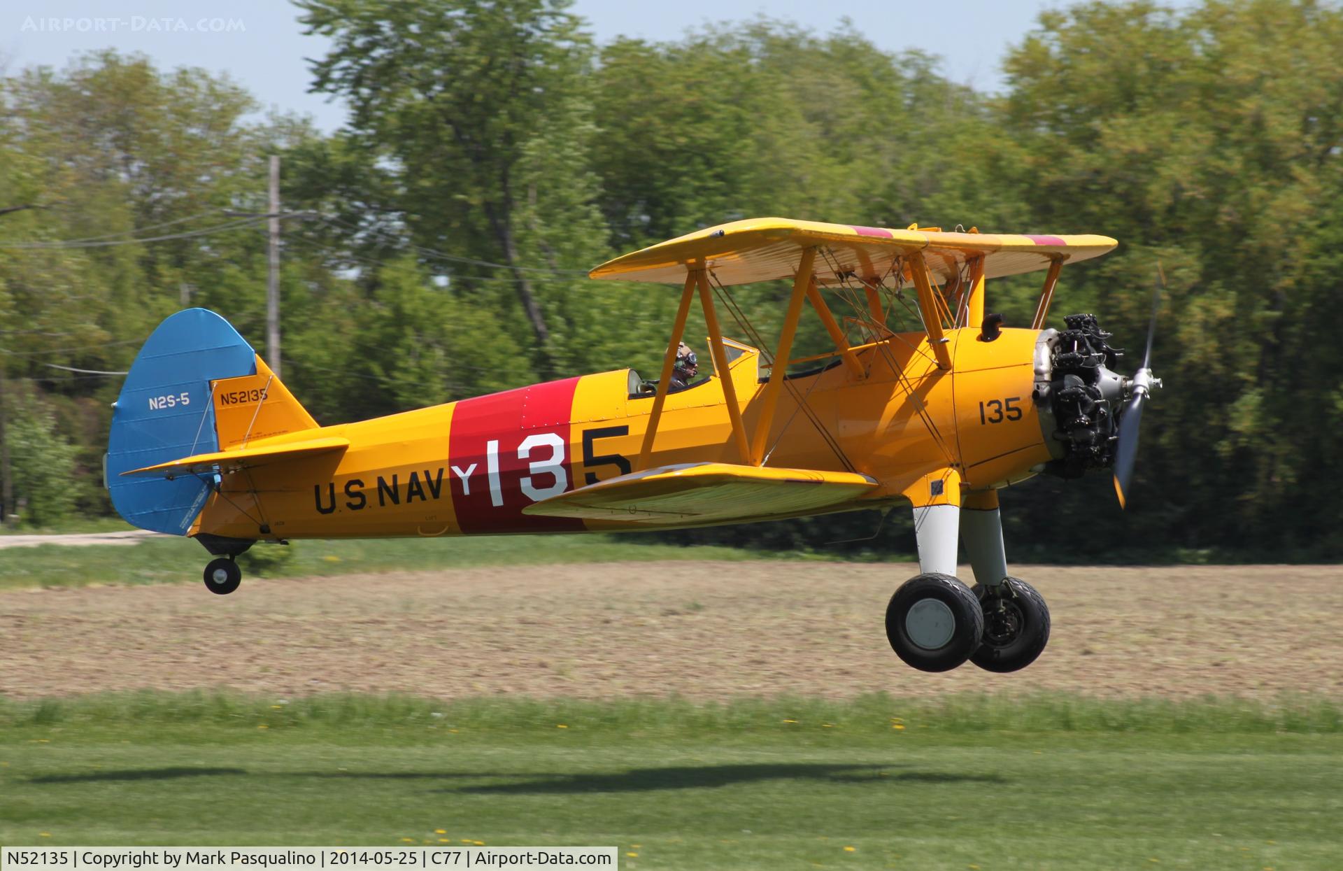 N52135, 1943 Boeing N2S-5 C/N 75-8758, Stearman
