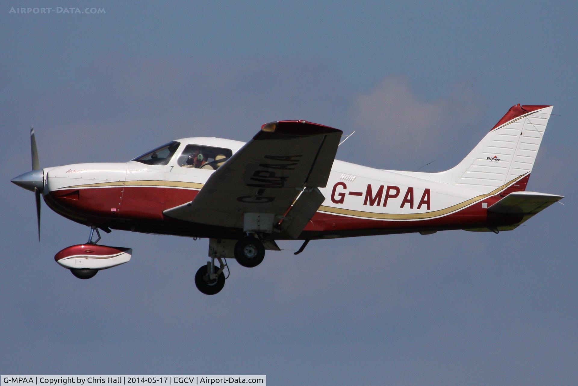 G-MPAA, 2002 Piper PA-28-181 Cherokee Archer III C/N 2843539, Shropshire Aero Club Ltd