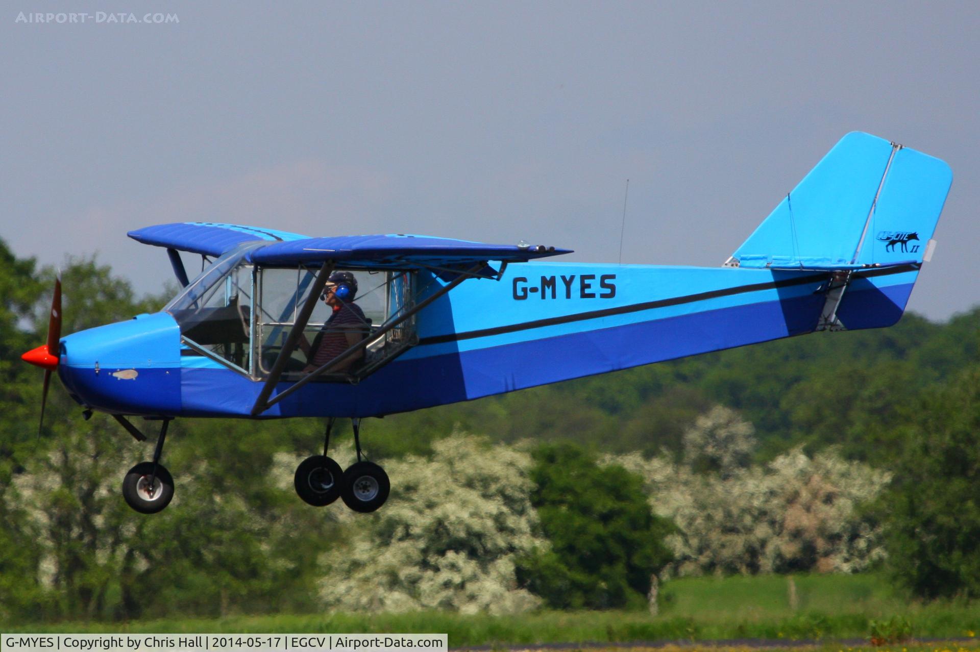 G-MYES, 1992 Rans S-6ESD Coyote II C/N PFA 204-12254, visitor from Mona