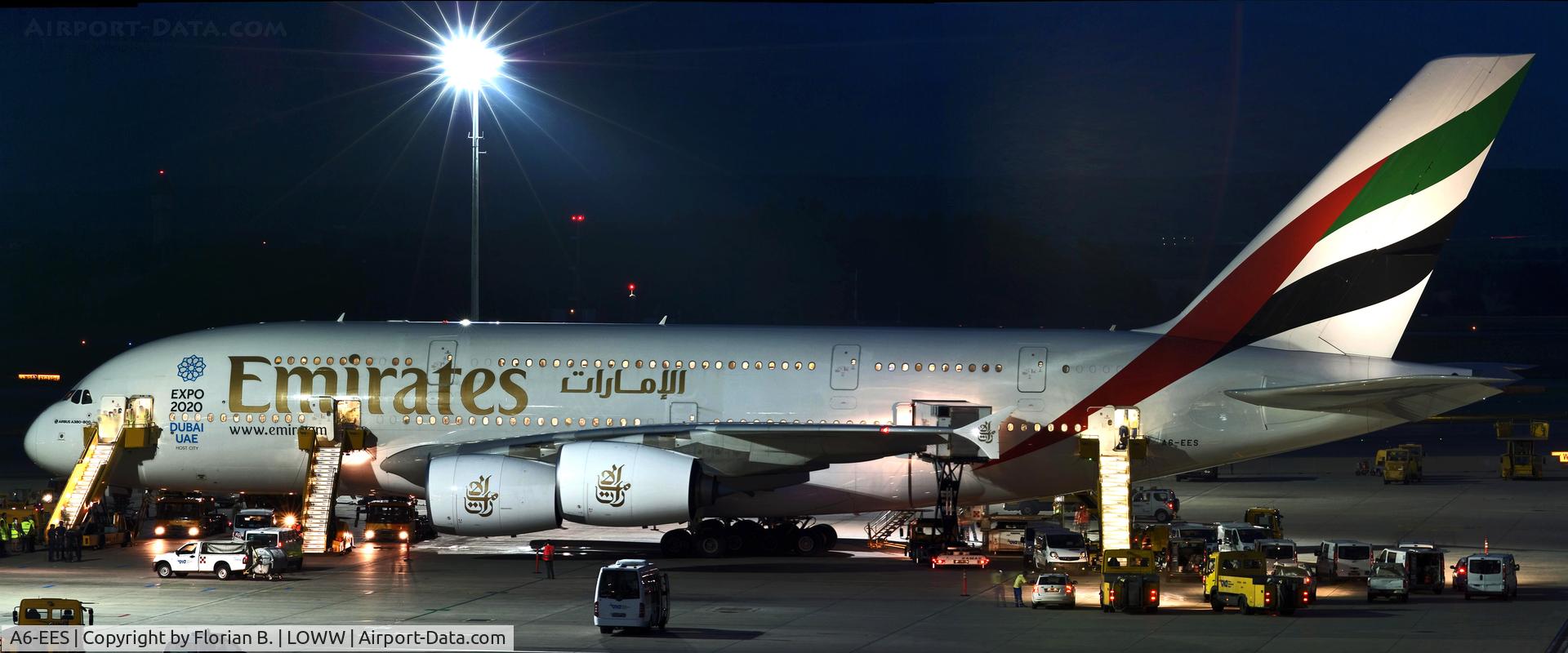A6-EES, 2013 Airbus A380-861 C/N 140, Emirates Airbus A380-800