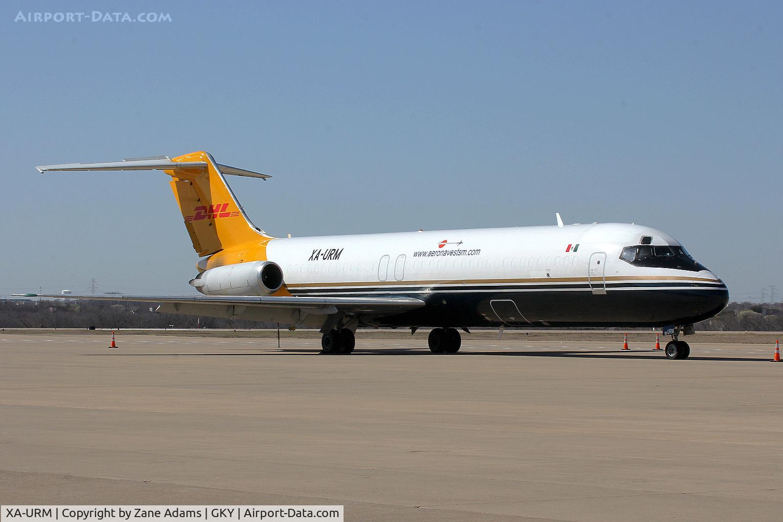 XA-URM, 1968 Douglas DC-9-32F C/N 47148, DHL DC-9 at Arlington Municipal Airport - Arlington, TX