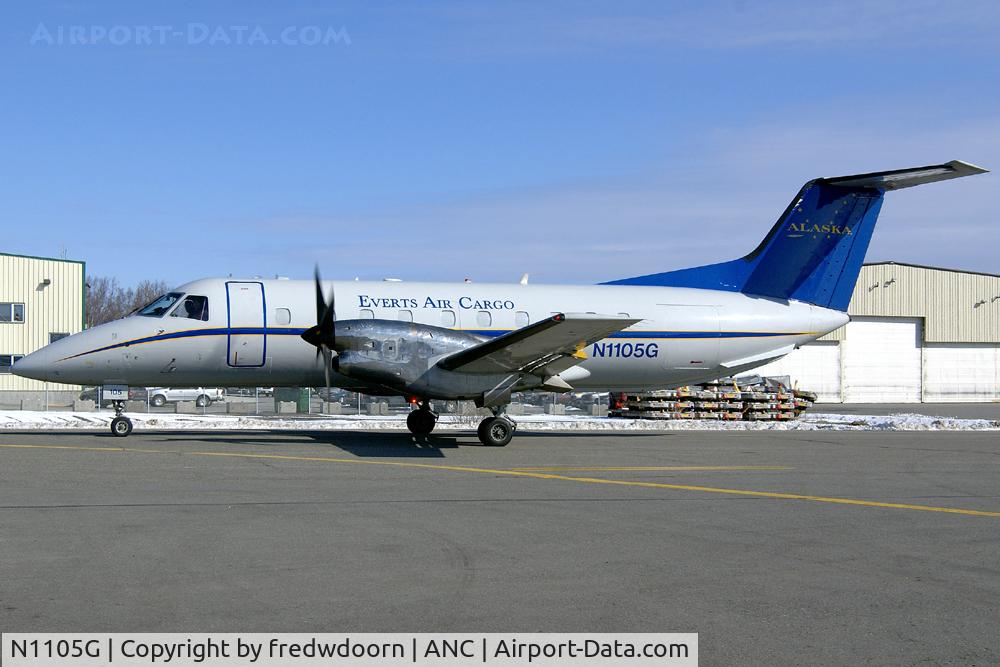 N1105G, 1988 Embraer EMB-120FC Brasilia C/N 120.105, Everts Air Cargo