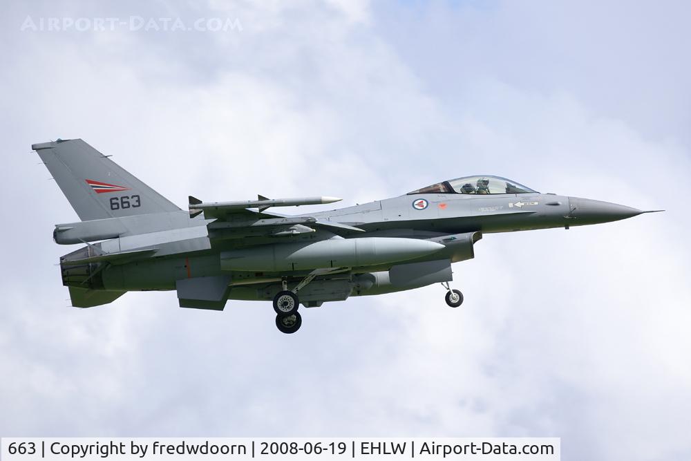 663, 1980 General Dynamics F-16AM Fighting Falcon C/N 6K-35, 