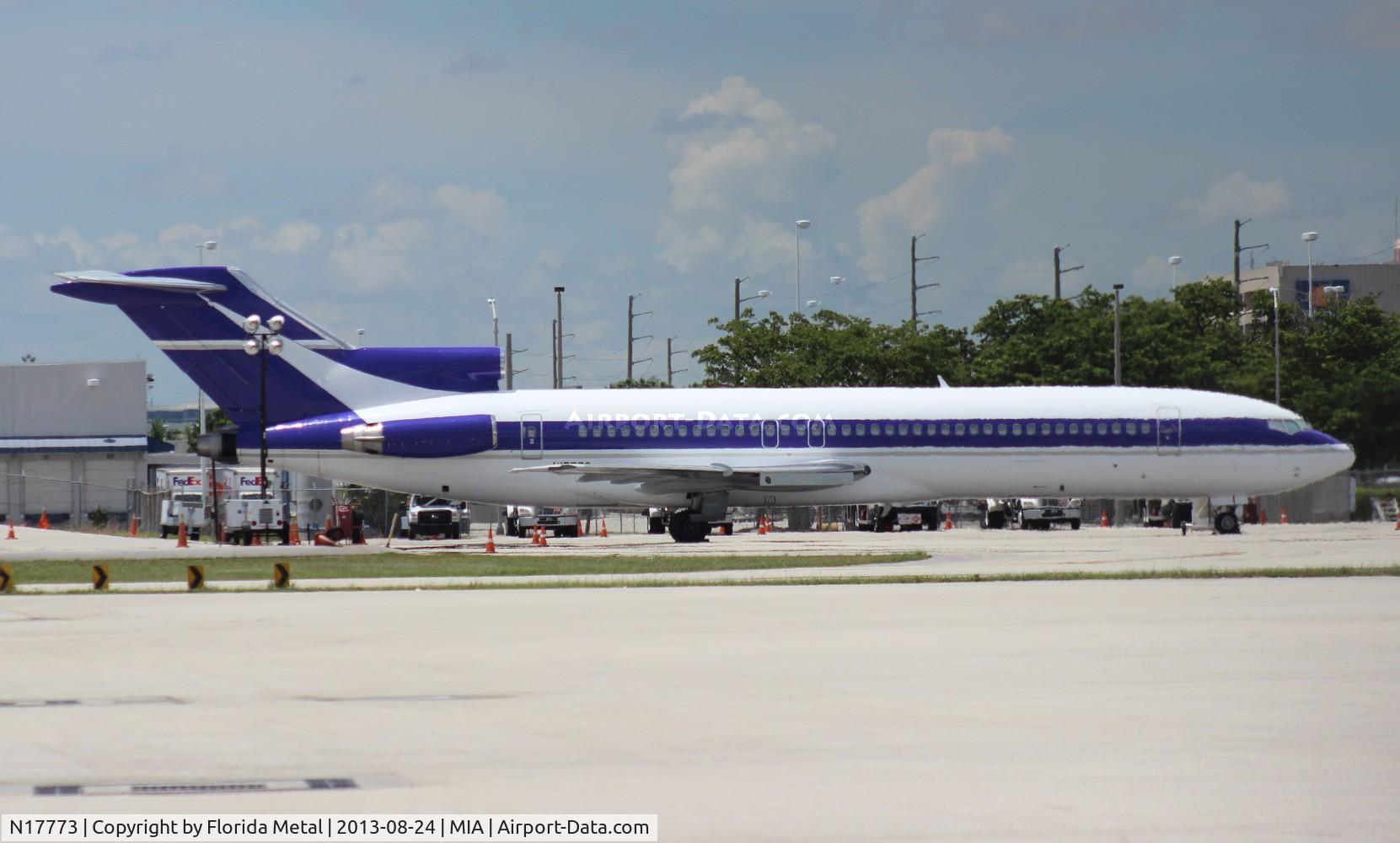 N17773, 1975 Boeing 727-227 C/N 21045, Monfort Aviation 727-200, used by the Colorado Rockies baseball team in town to play the Marlins