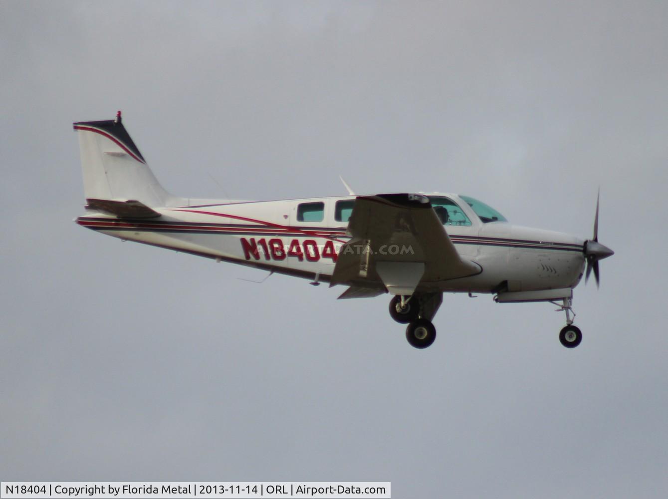N18404, 1977 Beech A36 Bonanza 36 C/N E-1122, Beech A36