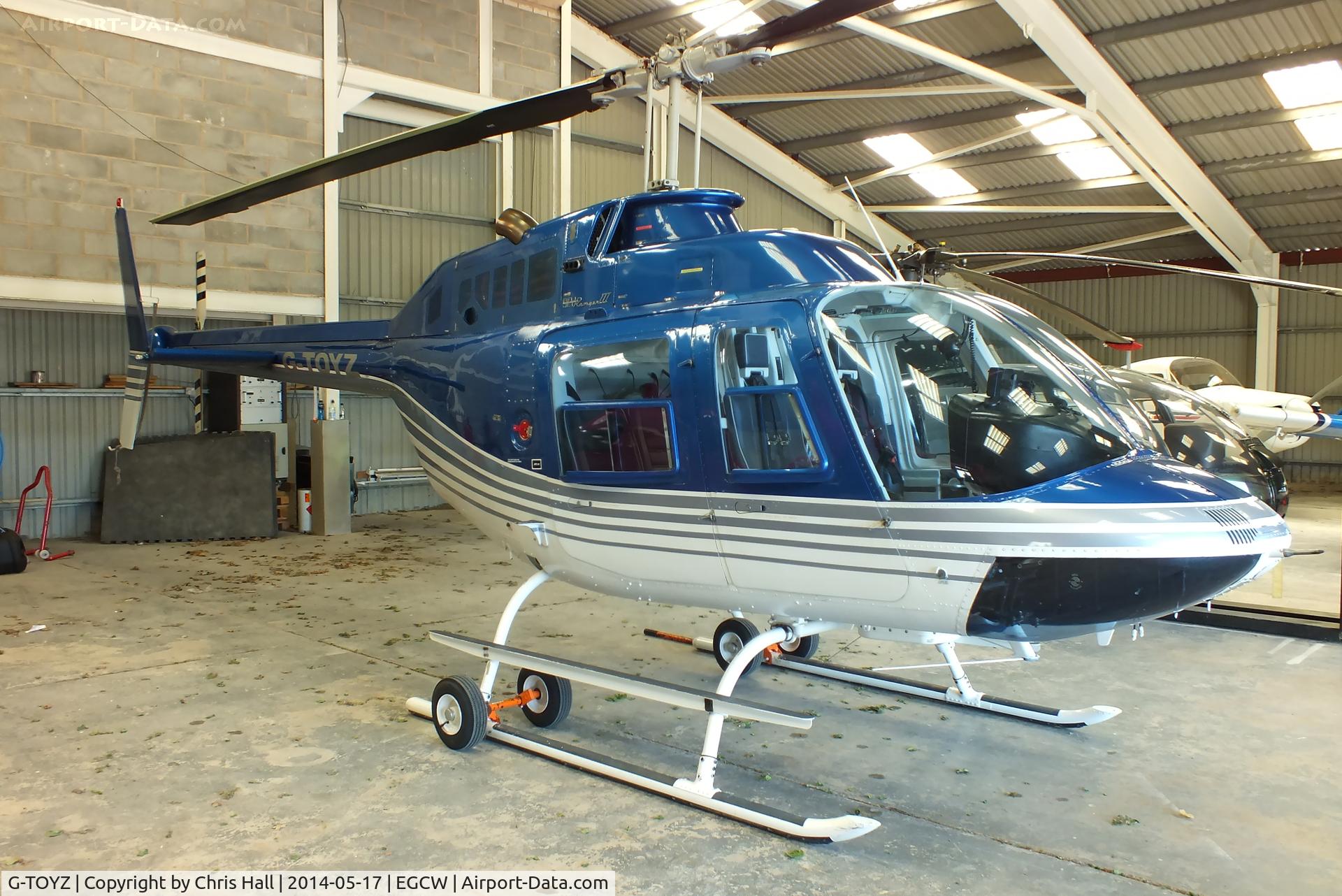 G-TOYZ, 1986 Bell 206B JetRanger III C/N 3949, Potter Aviation Ltd