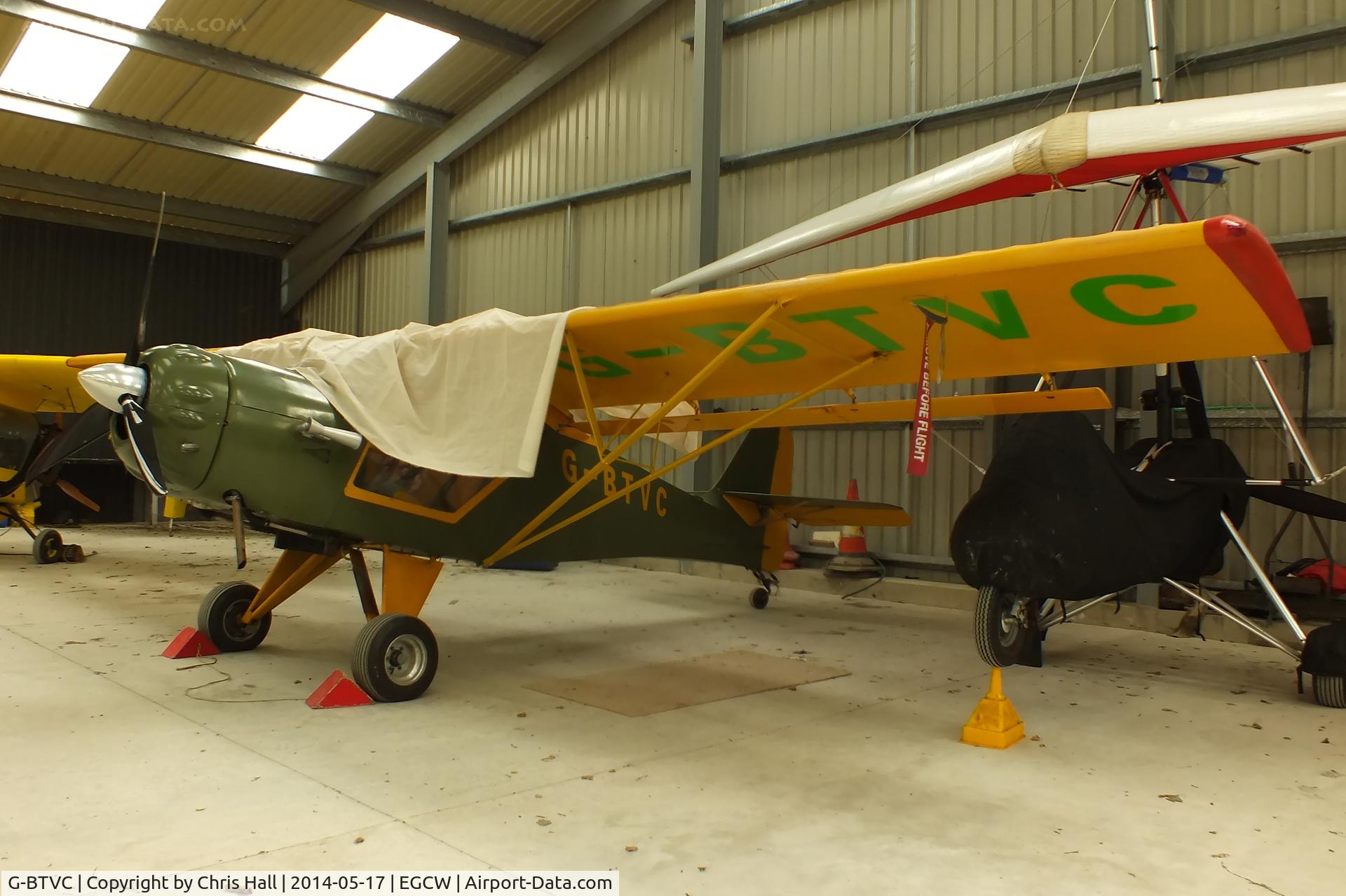 G-BTVC, 1992 Denney Kitfox Mk2 C/N PFA 172-11784, Welshpool resident