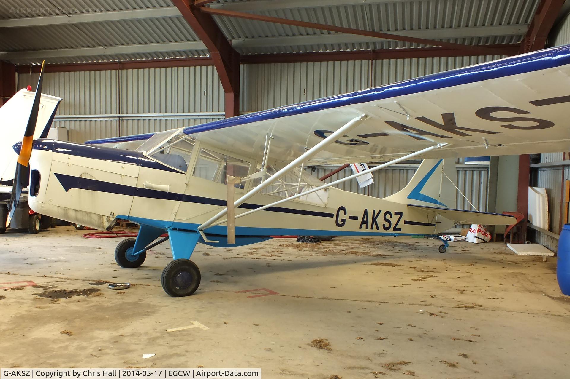 G-AKSZ, 1945 Taylorcraft J Auster 5 C/N 1503, normally based at Barton