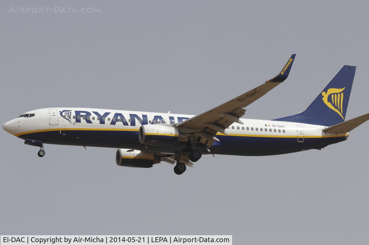 EI-DAC, 2002 Boeing 737-8AS C/N 29938, Ryanair