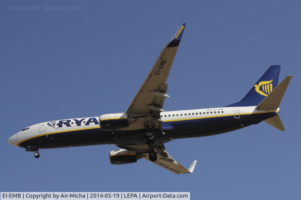 EI-EMB, 2010 Boeing 737-8AS C/N 38511, Ryanair
