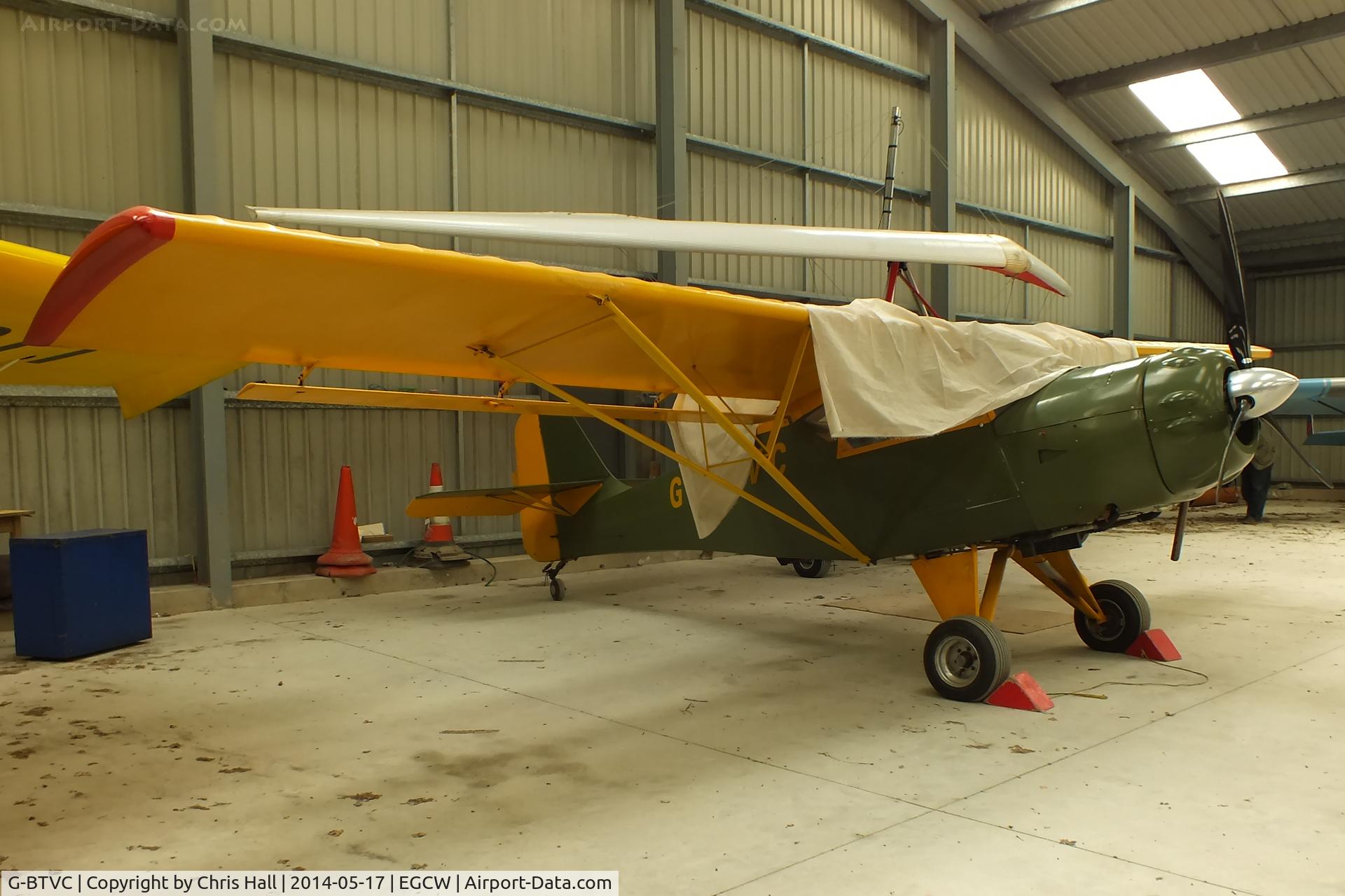 G-BTVC, 1992 Denney Kitfox Mk2 C/N PFA 172-11784, Welshpool resident