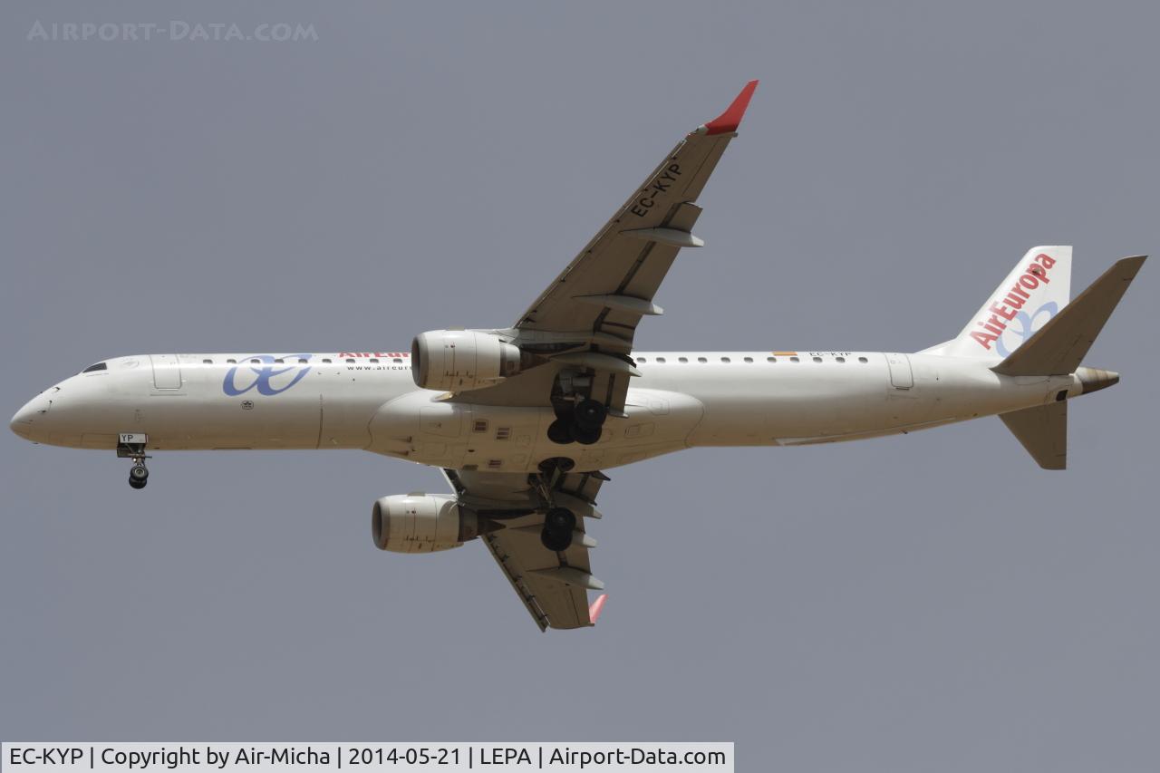 EC-KYP, 2010 Embraer 195LR (ERJ-190-200LR) C/N 19000281, Air Europa