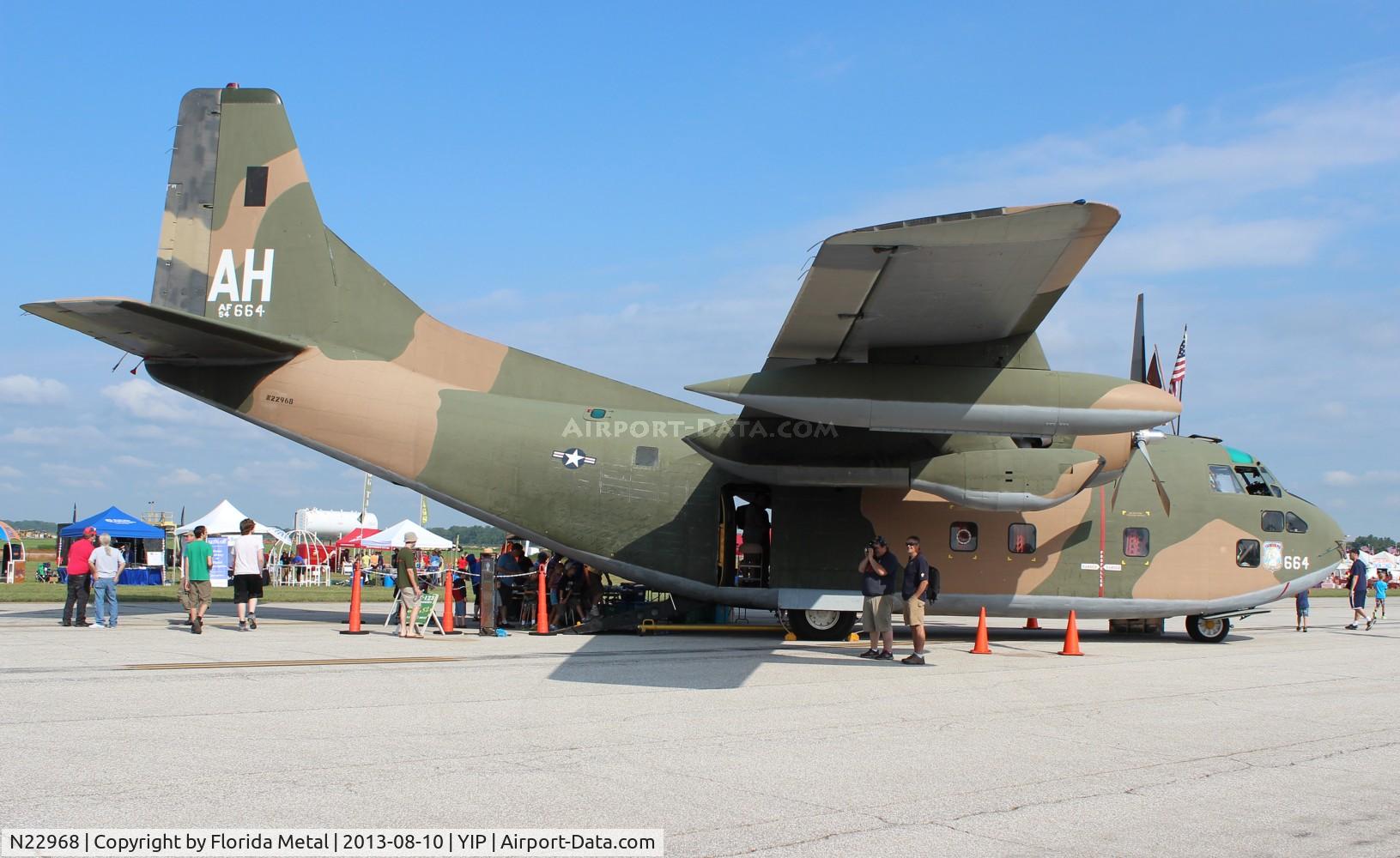 N22968, 1954 Fairchild C-123K Provider C/N 20113, C-123K at Thunder Over Michigan