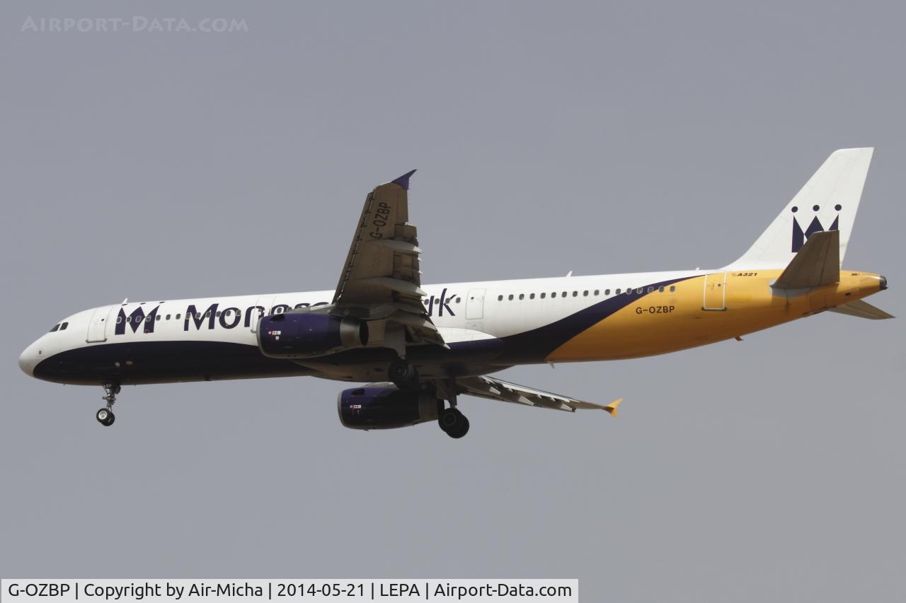 G-OZBP, 2001 Airbus A321-231 C/N 1433, Monarch Airlines