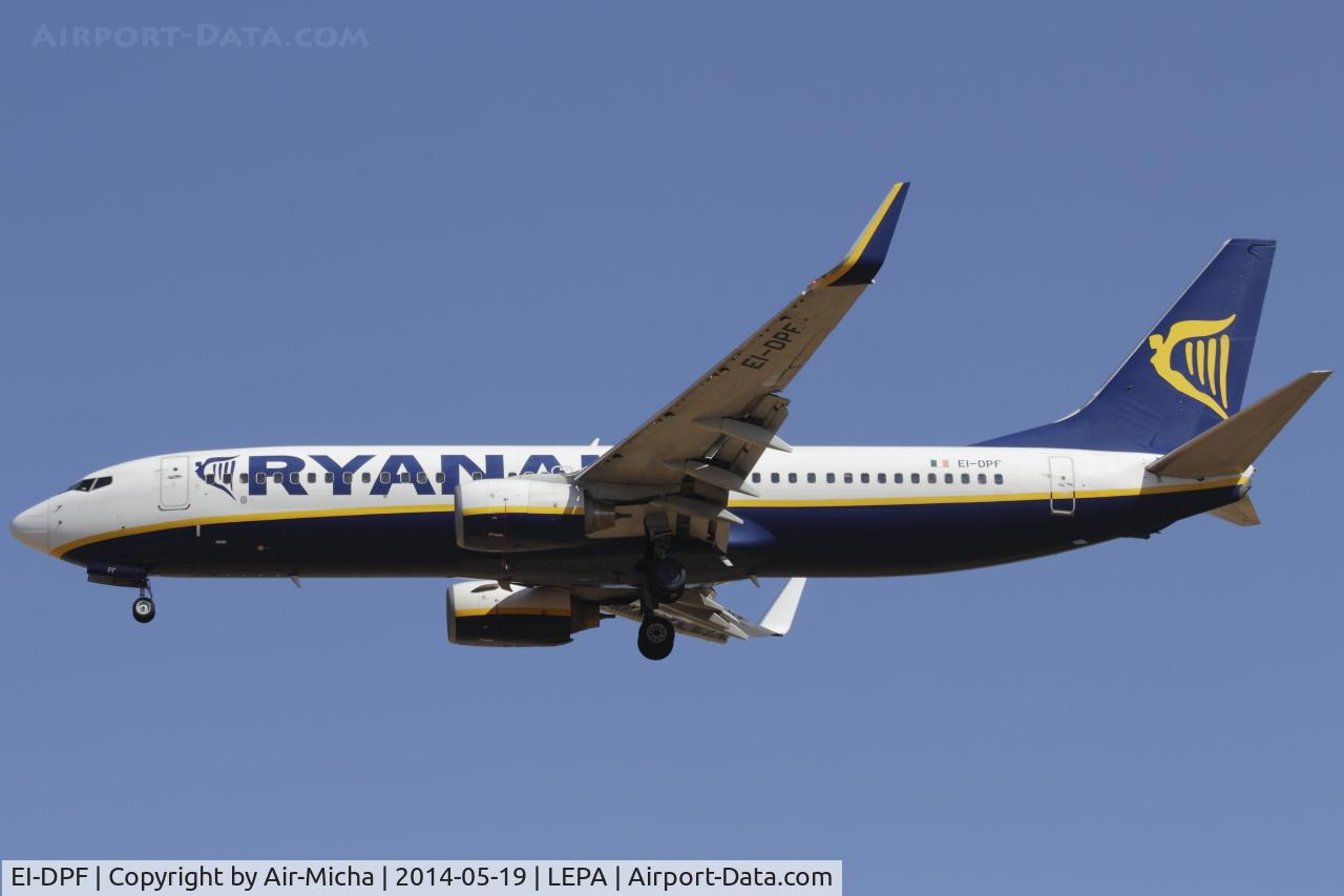EI-DPF, 2007 Boeing 737-8AS C/N 33606, Ryanair