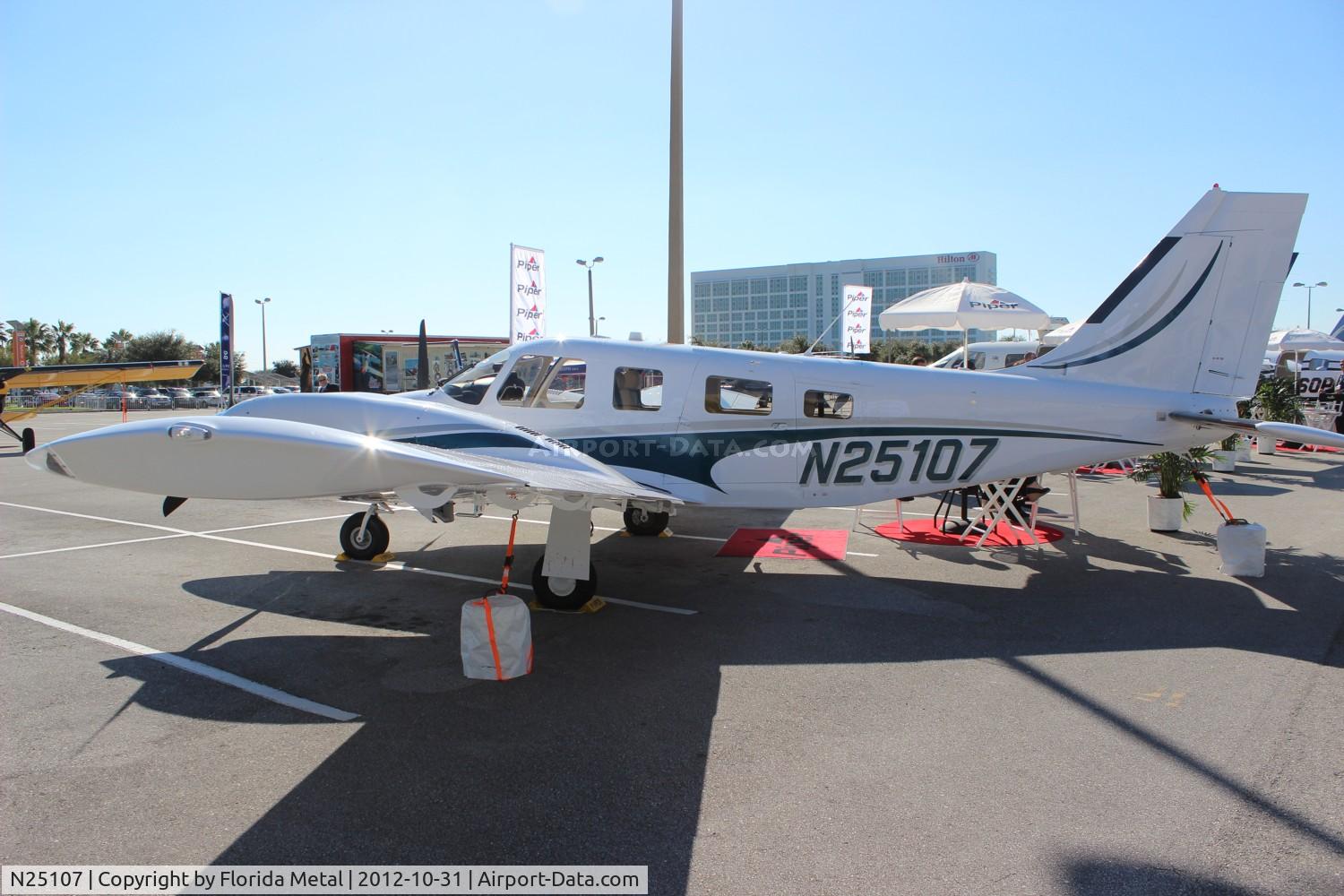 N25107, 2012 Piper PA-34-220T Seneca V C/N 3449464, PA-34-220T Seneca at NBAA Orlando