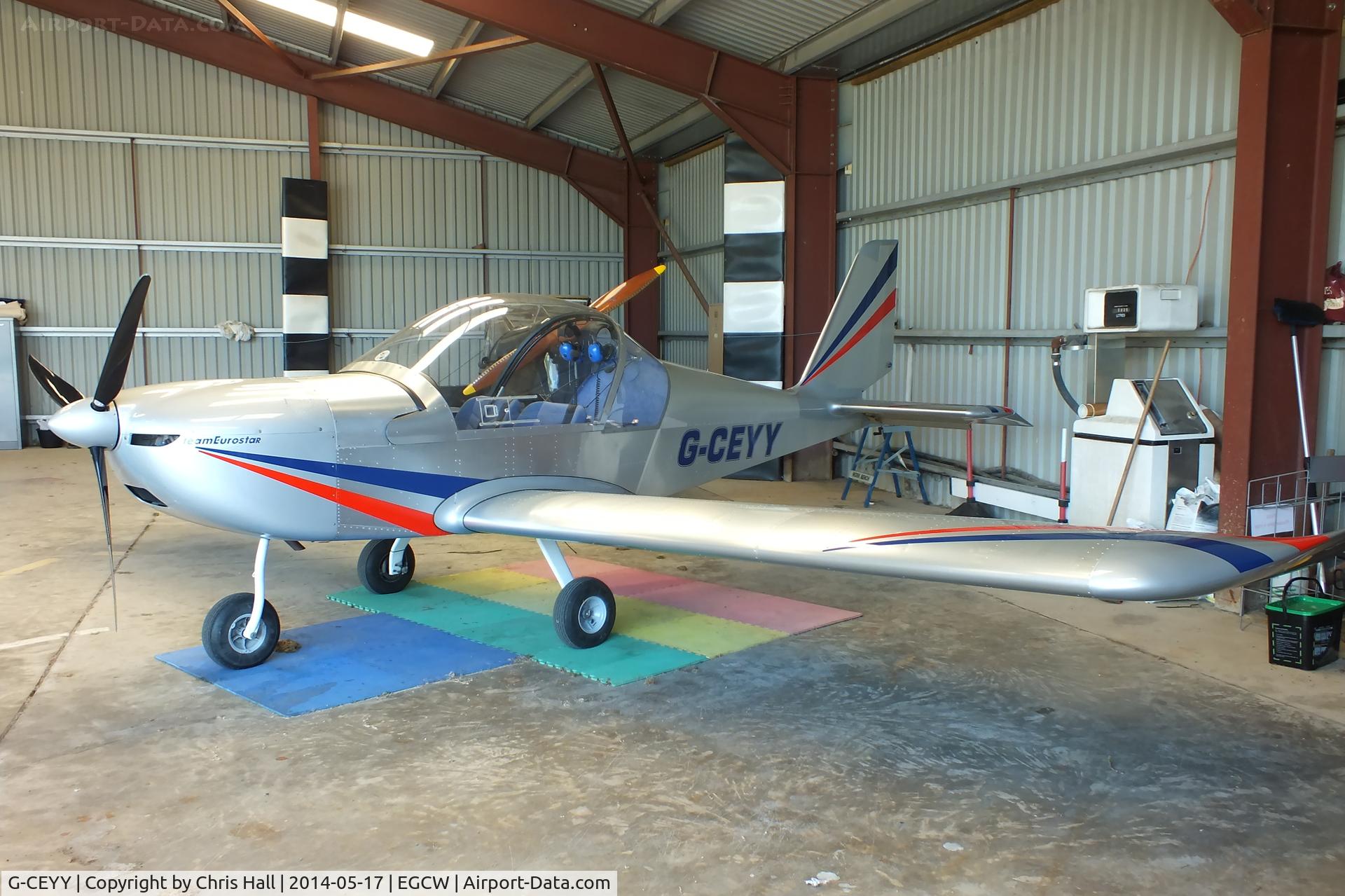 G-CEYY, 2007 Aerotechnik EV-97 Eurostar C/N 3123, Welshpool resident
