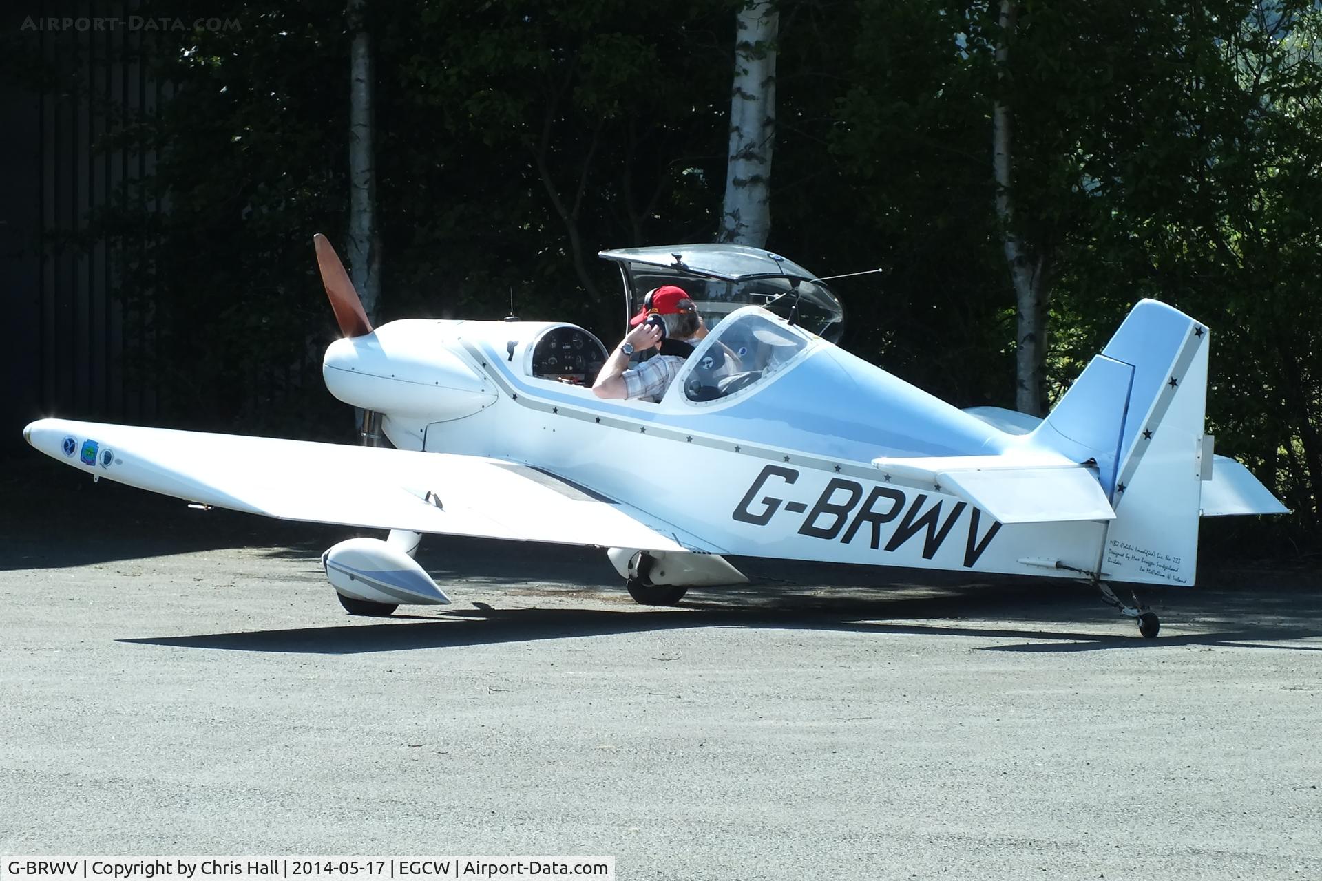 G-BRWV, 1991 Brugger MB-2 Colibri C/N PFA 043-11027, Welshpool resident