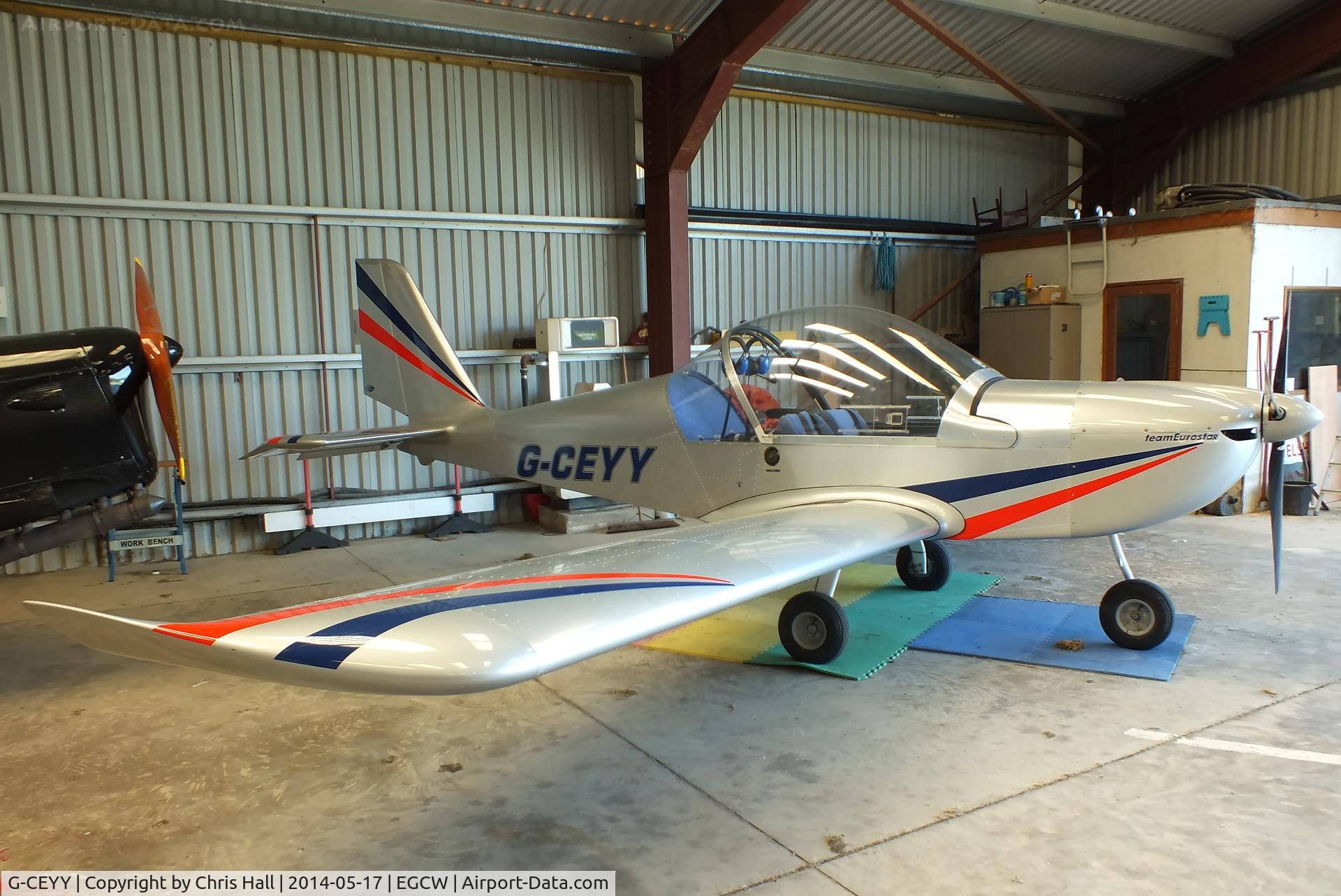 G-CEYY, 2007 Aerotechnik EV-97 Eurostar C/N 3123, Welshpool resident