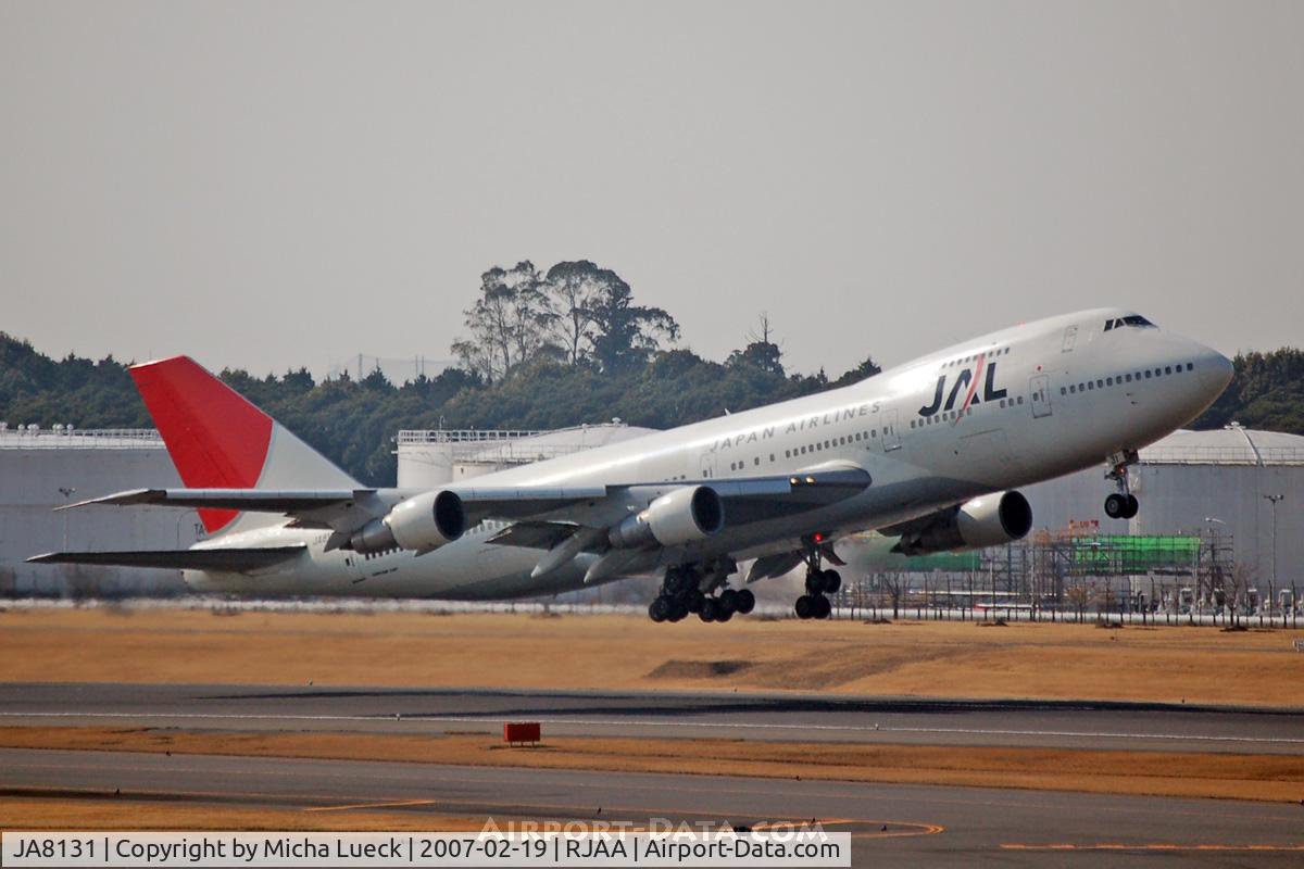 JA8131, 1979 Boeing 747-246B C/N 21680, At Narita