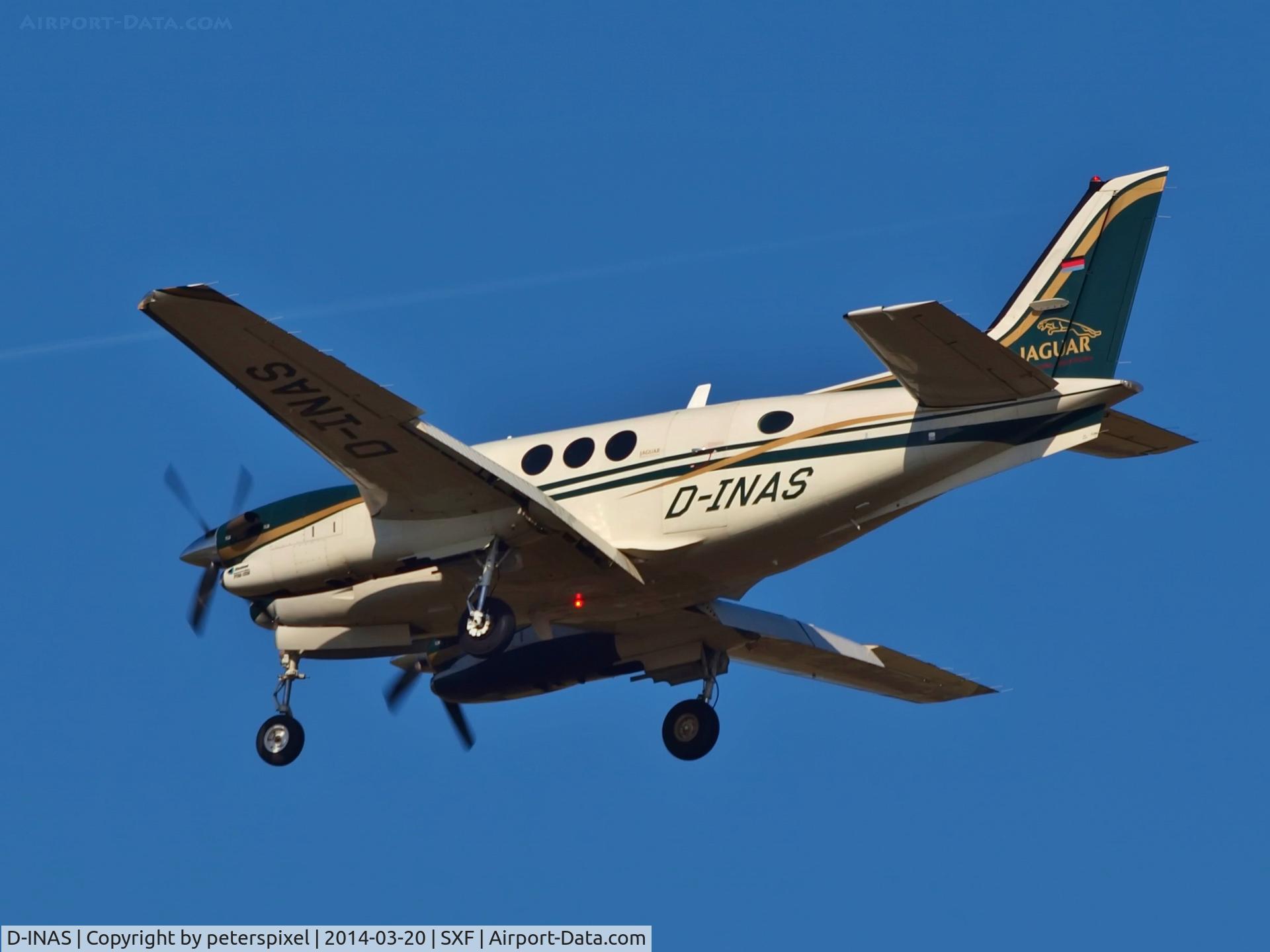 D-INAS, Beech C90A King Air King Air C/N LJ-1551, Fughafen SXF