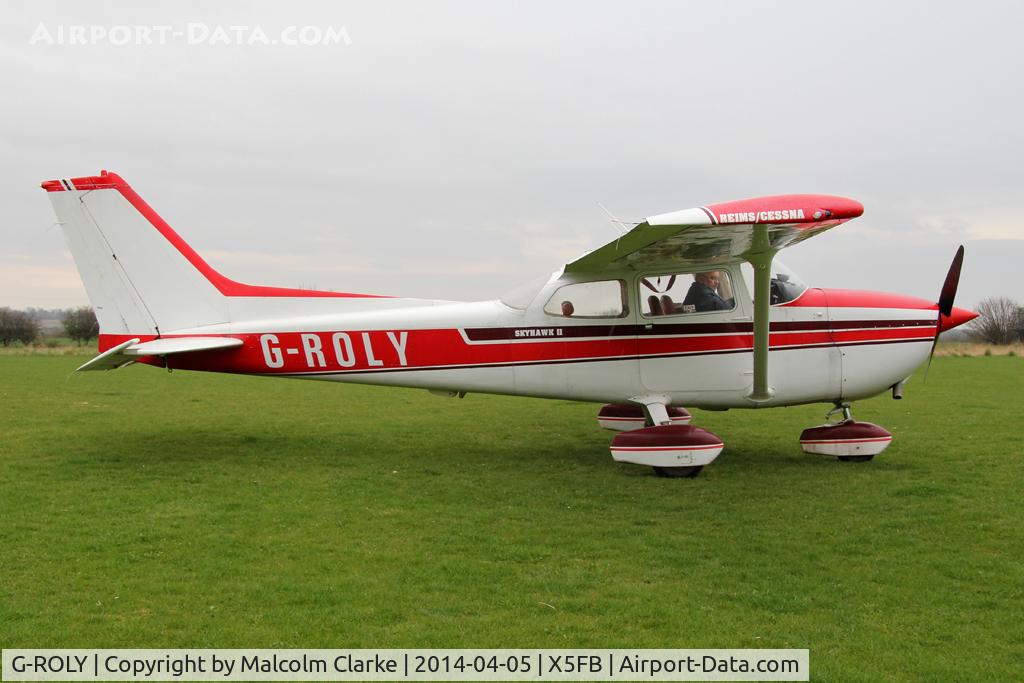 G-ROLY, 1980 Reims F172N Skyhawk C/N 1945, Reims F172M, Fishburn Airfield UK, April 2014.