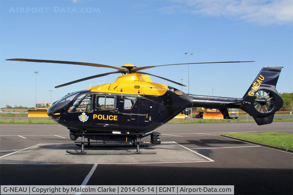 G-NEAU, 2004 Eurocopter EC-135T-2 C/N 0333, Eurocopter EC-135T-2 at the NPAS (National Police Air Service) facility at Newcastle Airport. May 14th 2014.