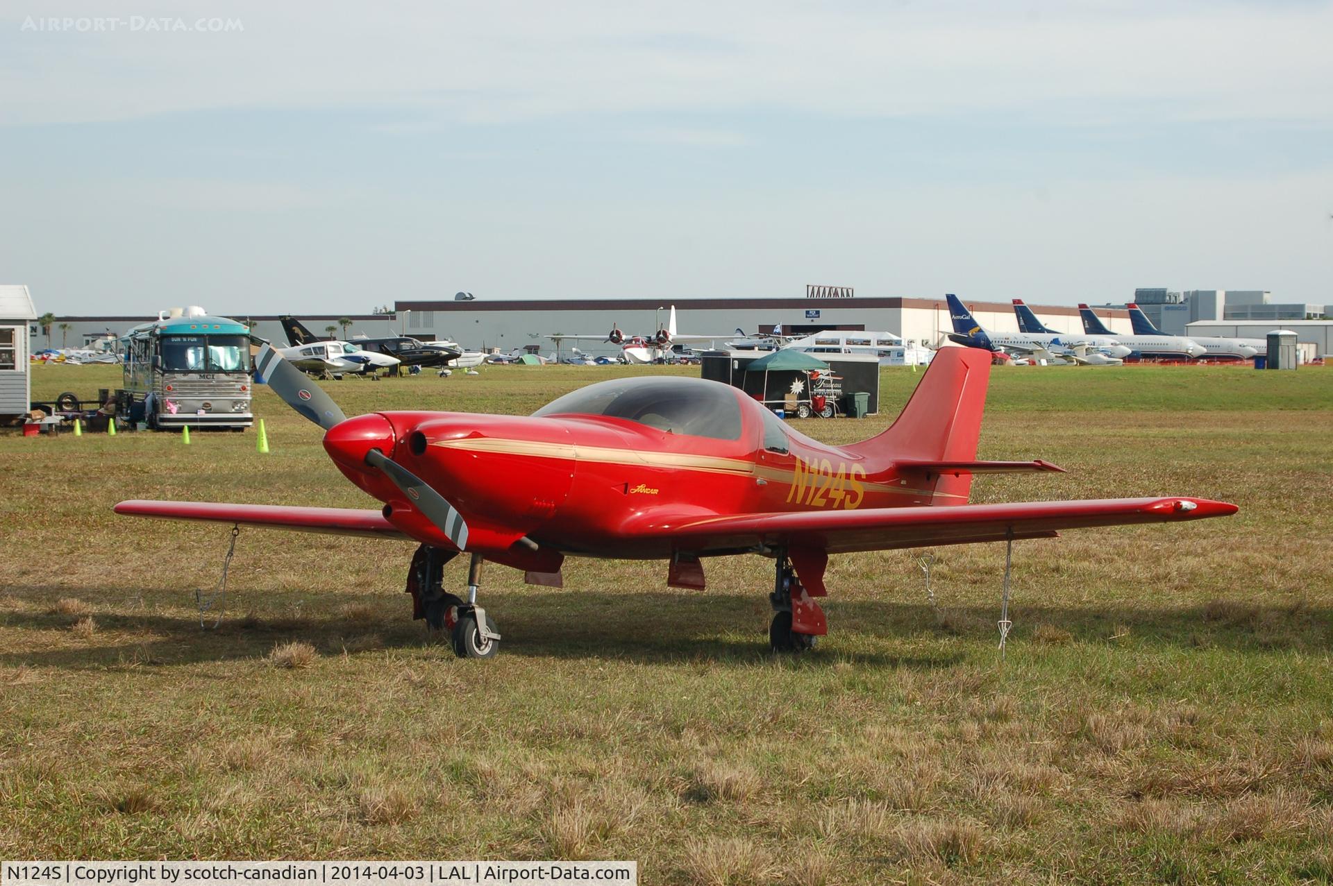 N124S, 2001 Lancair 360 C/N S696, 2001 Lancair 360, N124S, at 2014 Sun n Fun, Lakeland Linder Regional Airport, Lakeland, FL