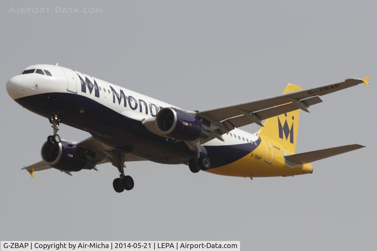 G-ZBAP, 2001 Airbus A320-214 C/N 1605, Monarch Airlines