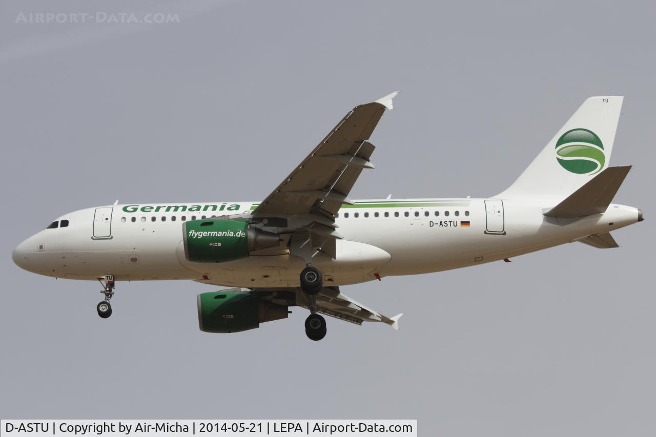 D-ASTU, 2008 Airbus A319-112 C/N 3533, Germania