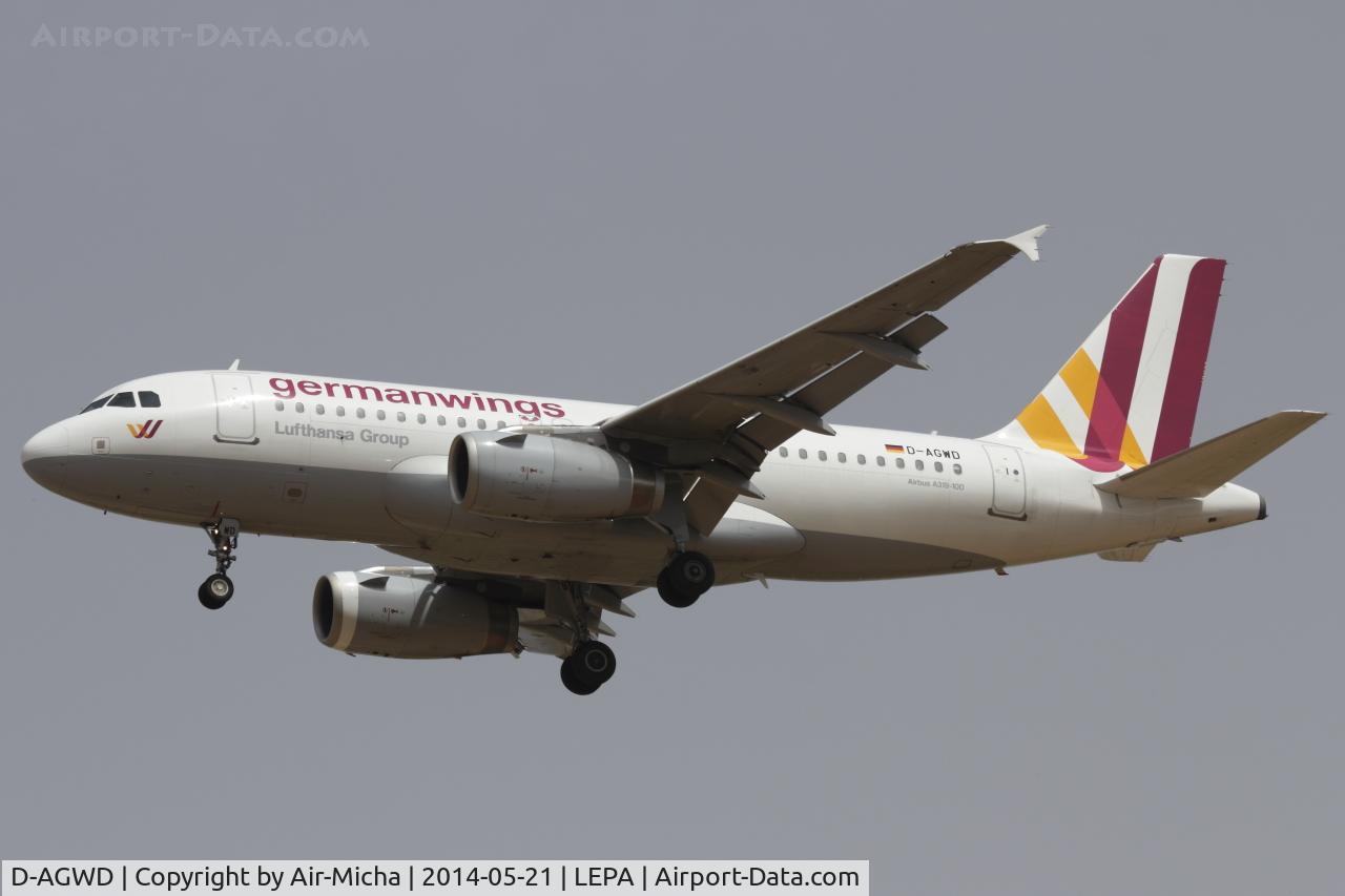 D-AGWD, 2007 Airbus A319-132 C/N 3011, Germanwings