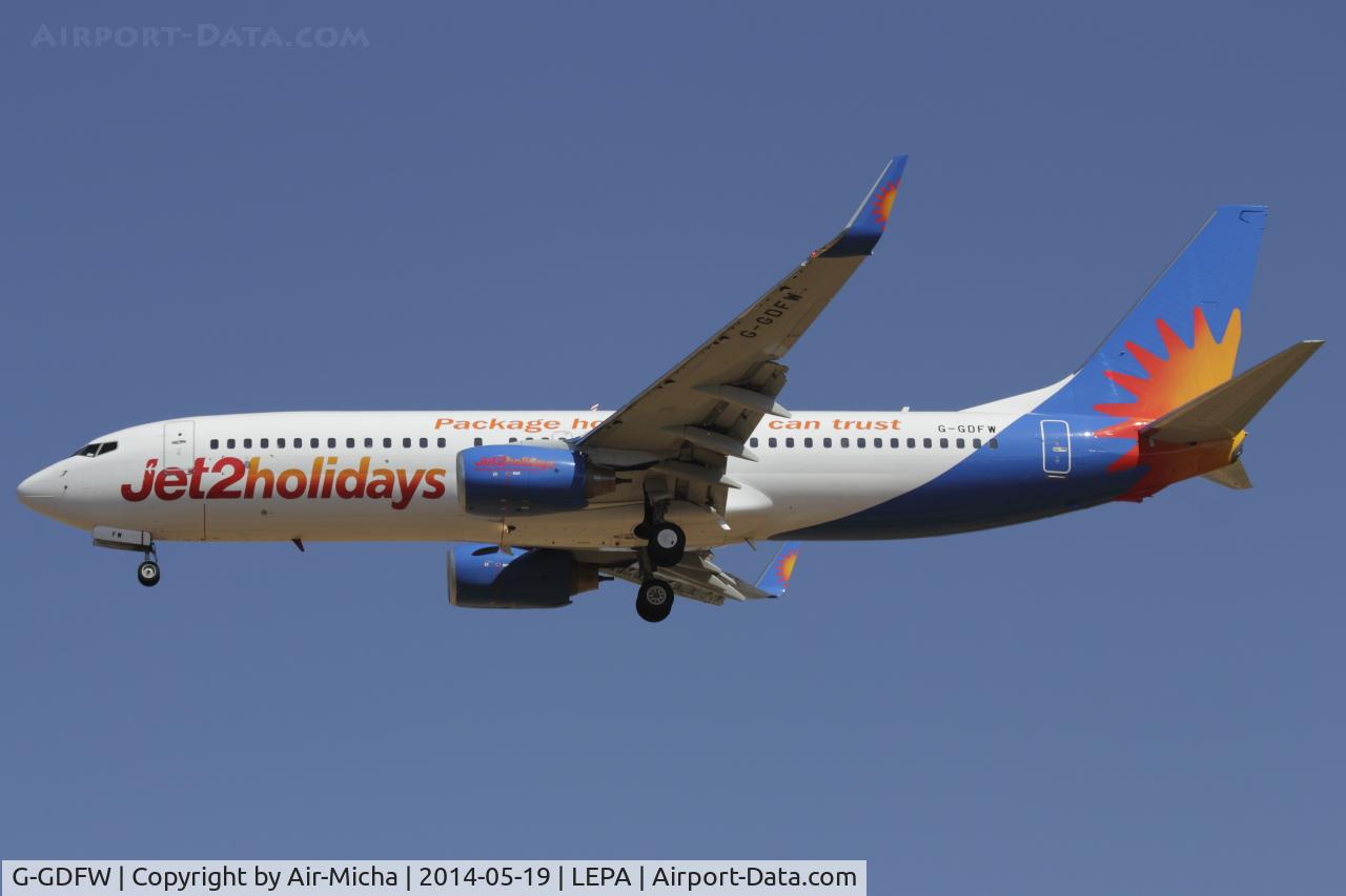 G-GDFW, 2000 Boeing 737-8K5 C/N 27986, Jet2.com