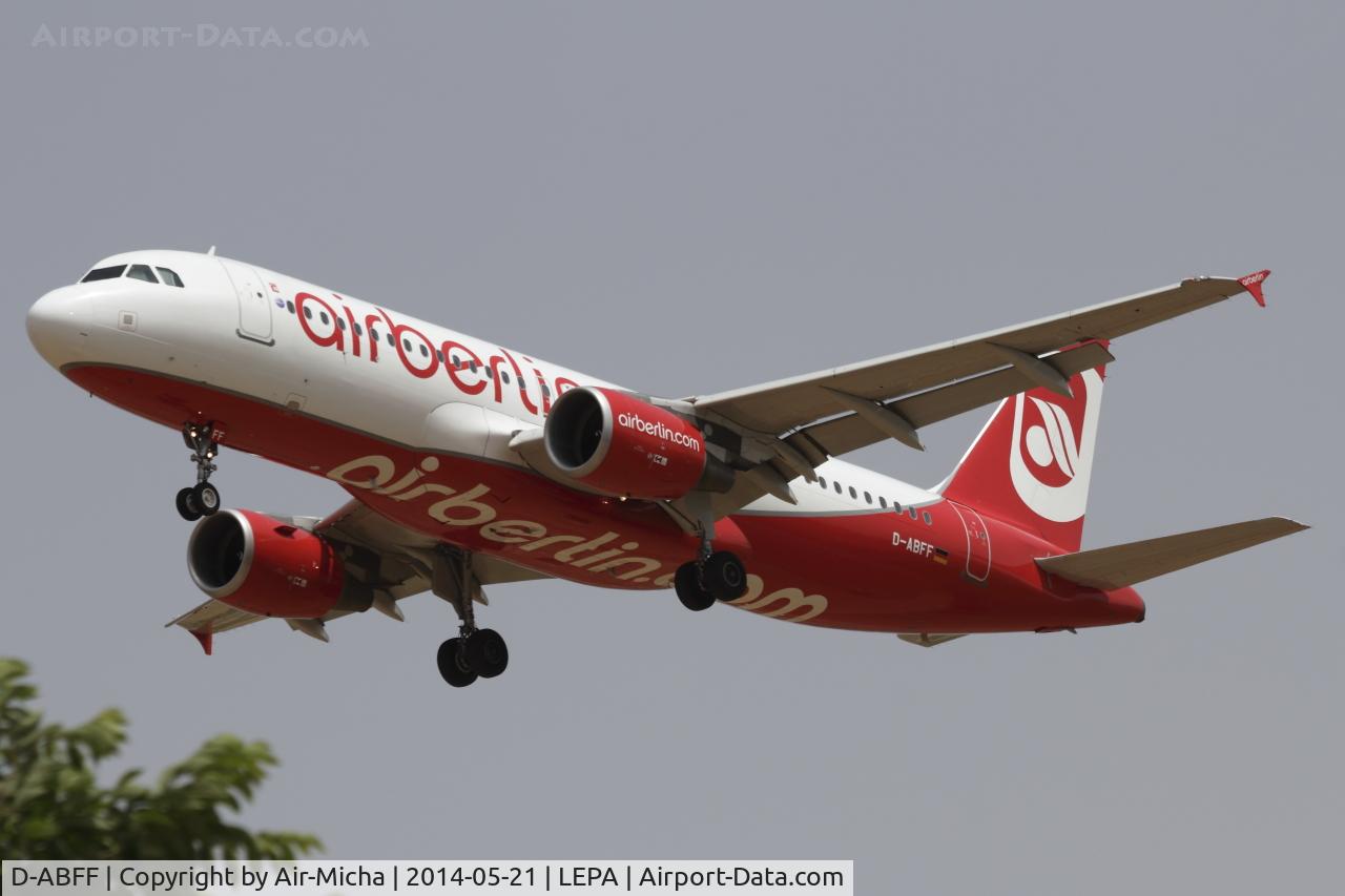 D-ABFF, 2010 Airbus A320-214 C/N 4329, Air Berlin
