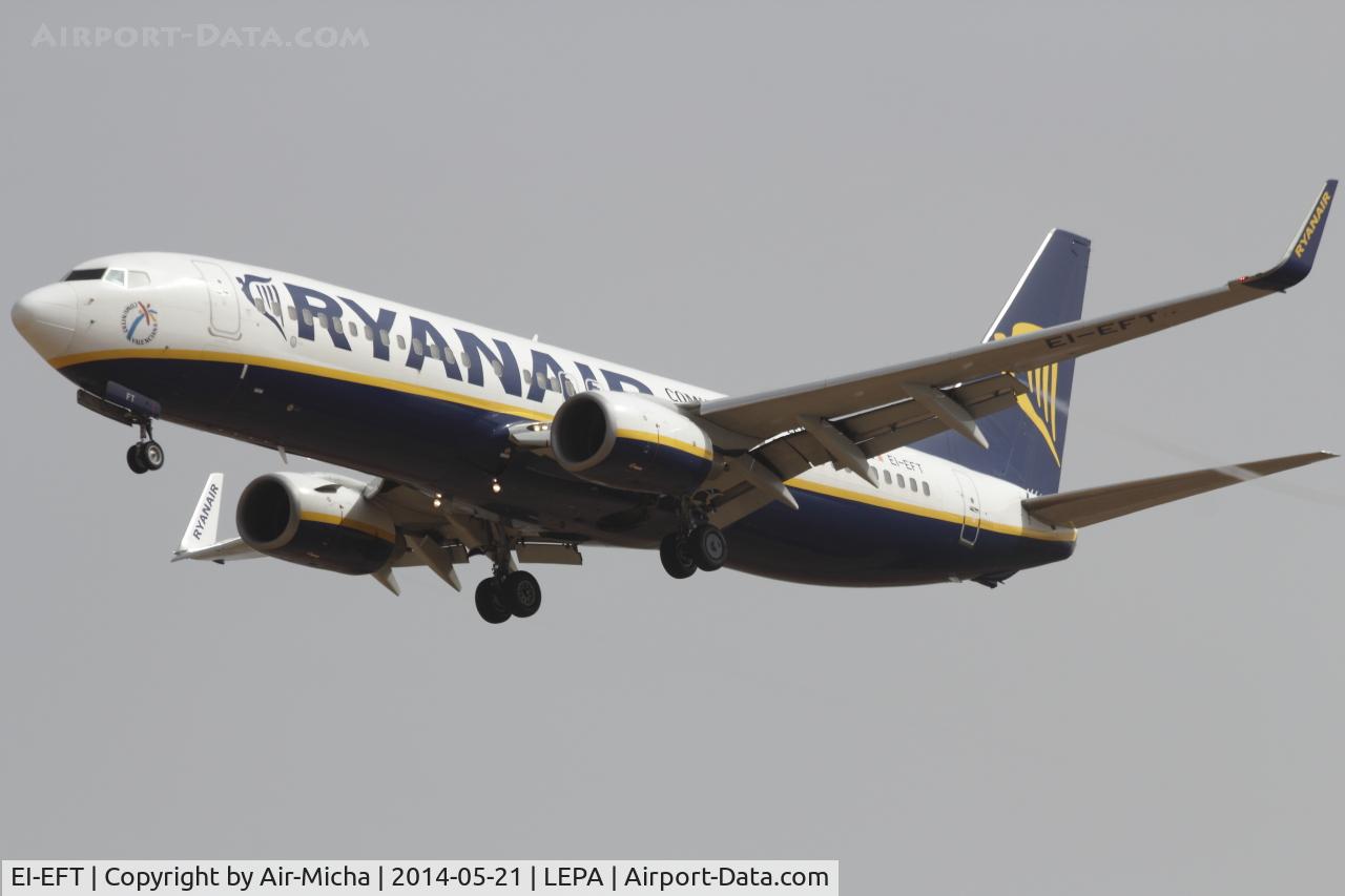 EI-EFT, 2009 Boeing 737-8AS C/N 37543, Ryanair