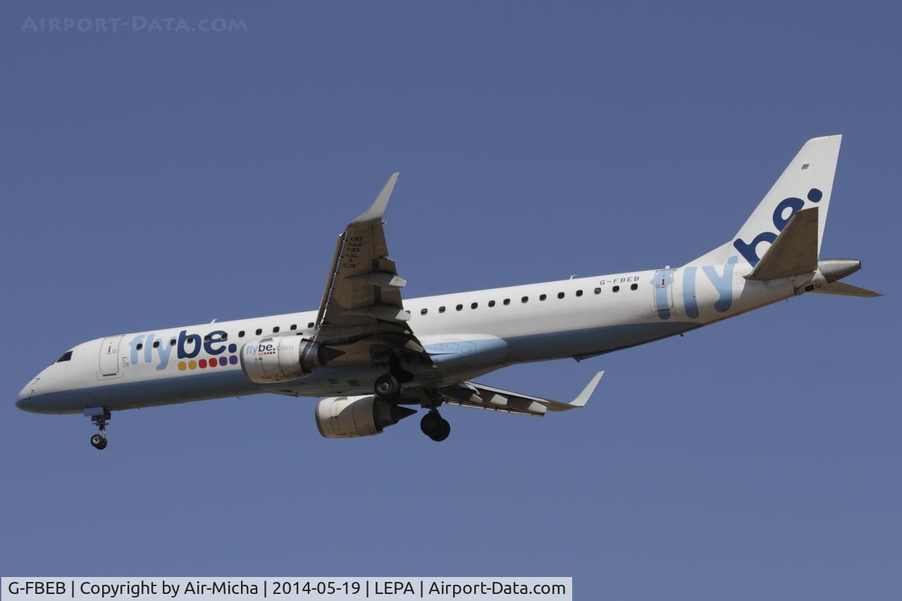 G-FBEB, 2006 Embraer 195LR (ERJ-190-200LR) C/N 19000057, Flybe
