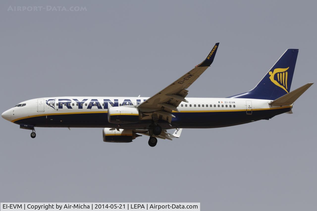 EI-EVM, 2012 Boeing 737-8AS C/N 40296, Ryanair