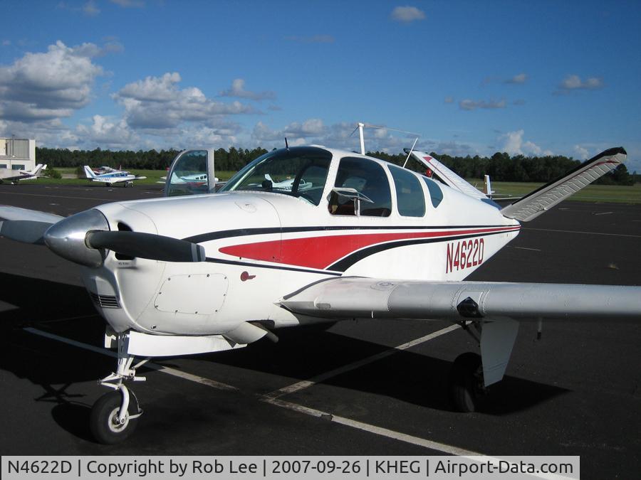 N4622D, 1956 Beech G35 Bonanza C/N D-4787, Preflight Picture