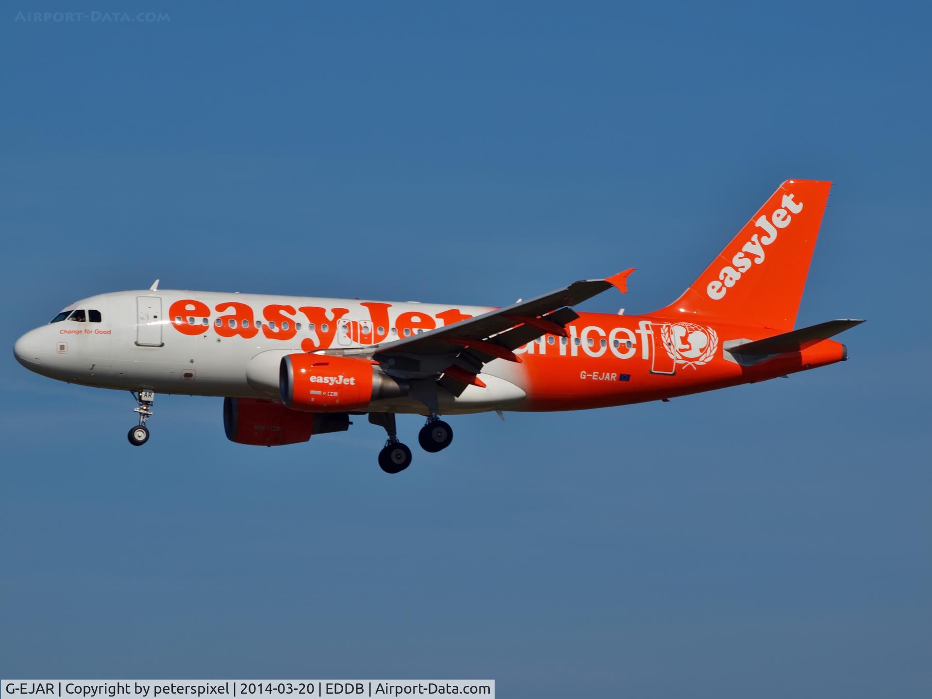 G-EJAR, 2005 Airbus A319-111 C/N 2412, Landanflug auf den Flughafen Berlin- Schönefeld (SXF)