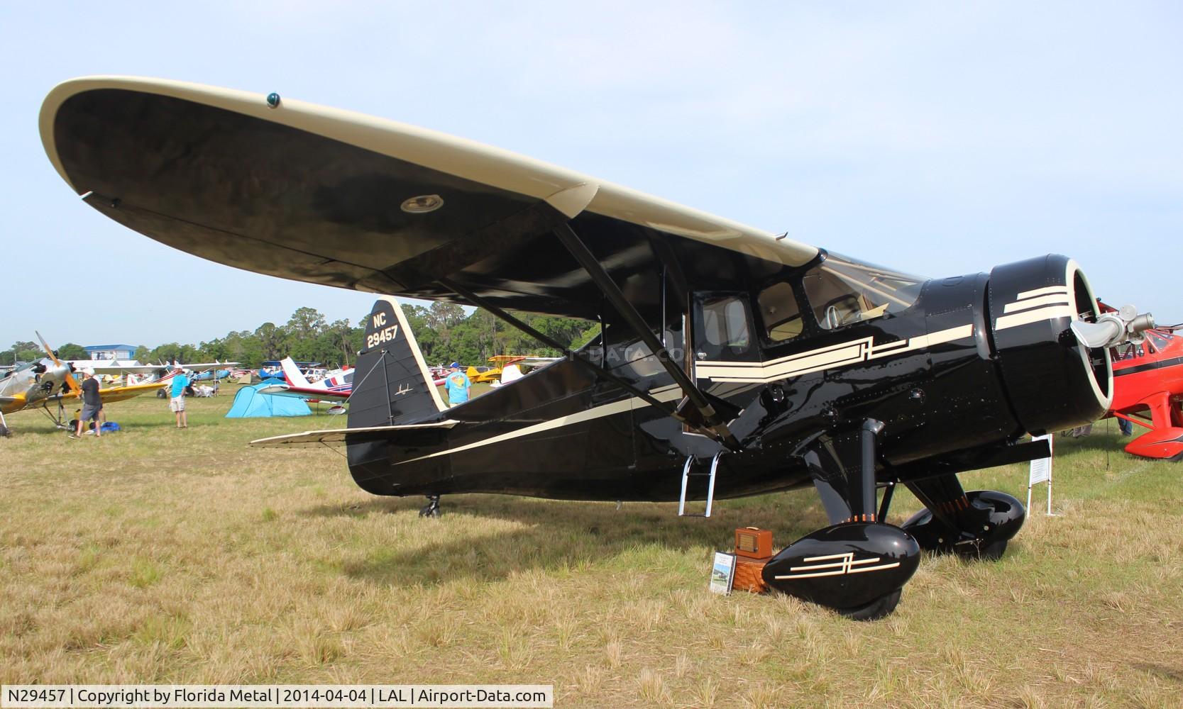 N29457, 1943 Howard Aircraft DGA-15P (NH-1) C/N 782, Howard DGA-15p at 2014 Sun N Fun