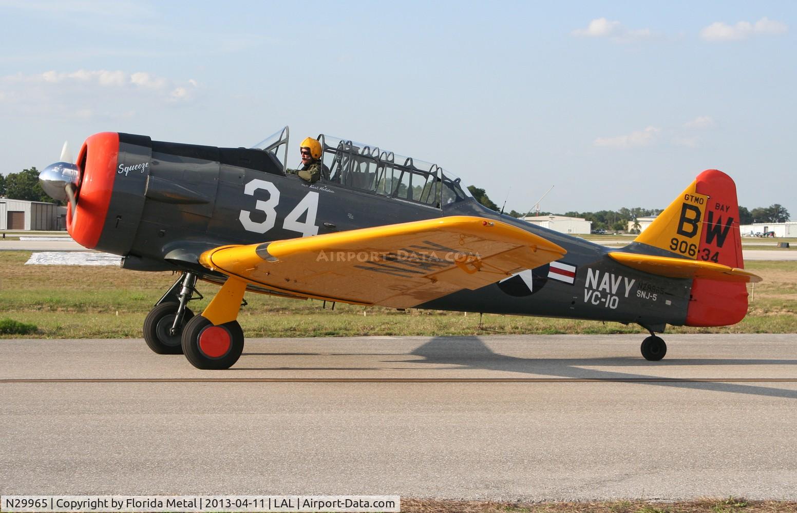 N29965, 1944 North American AT-6D Texan C/N 90634, AT-6D at Sun N Fun