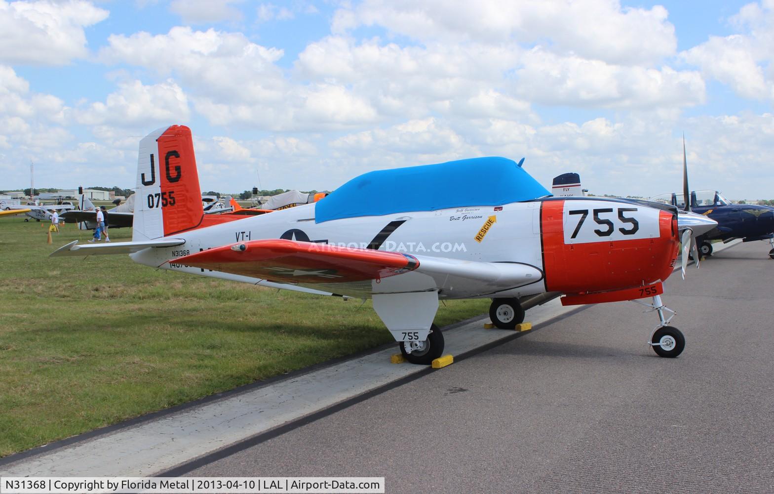 N31368, 1955 Beech T-34B Mentor C/N 140755, T-34B Mentor at Sun N Fun