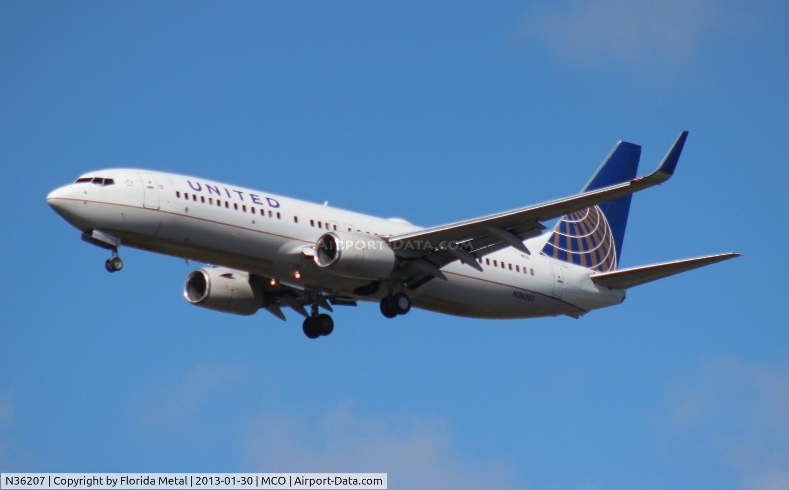 N36207, 2000 Boeing 737-824 C/N 30579, United 737-800