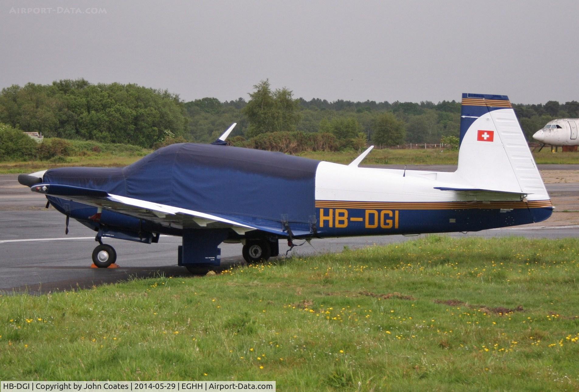 HB-DGI, 1982 Mooney M20K 231 Turbo C/N 25-0693, Wrapped up at BHL