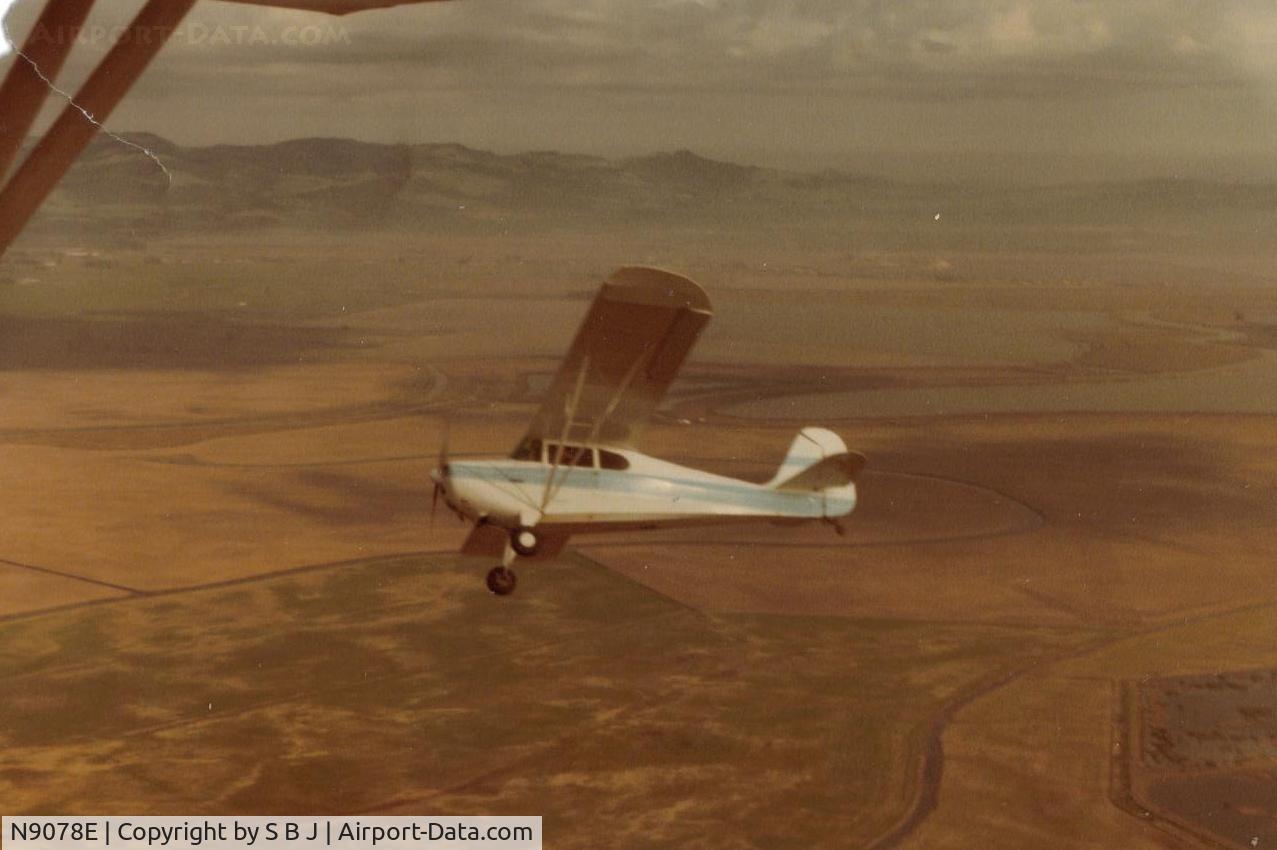 N9078E, 1946 Aeronca 11AC Chief C/N 11AC-710, 78E near Sonoma Valley airport in Calif. around 1983.
