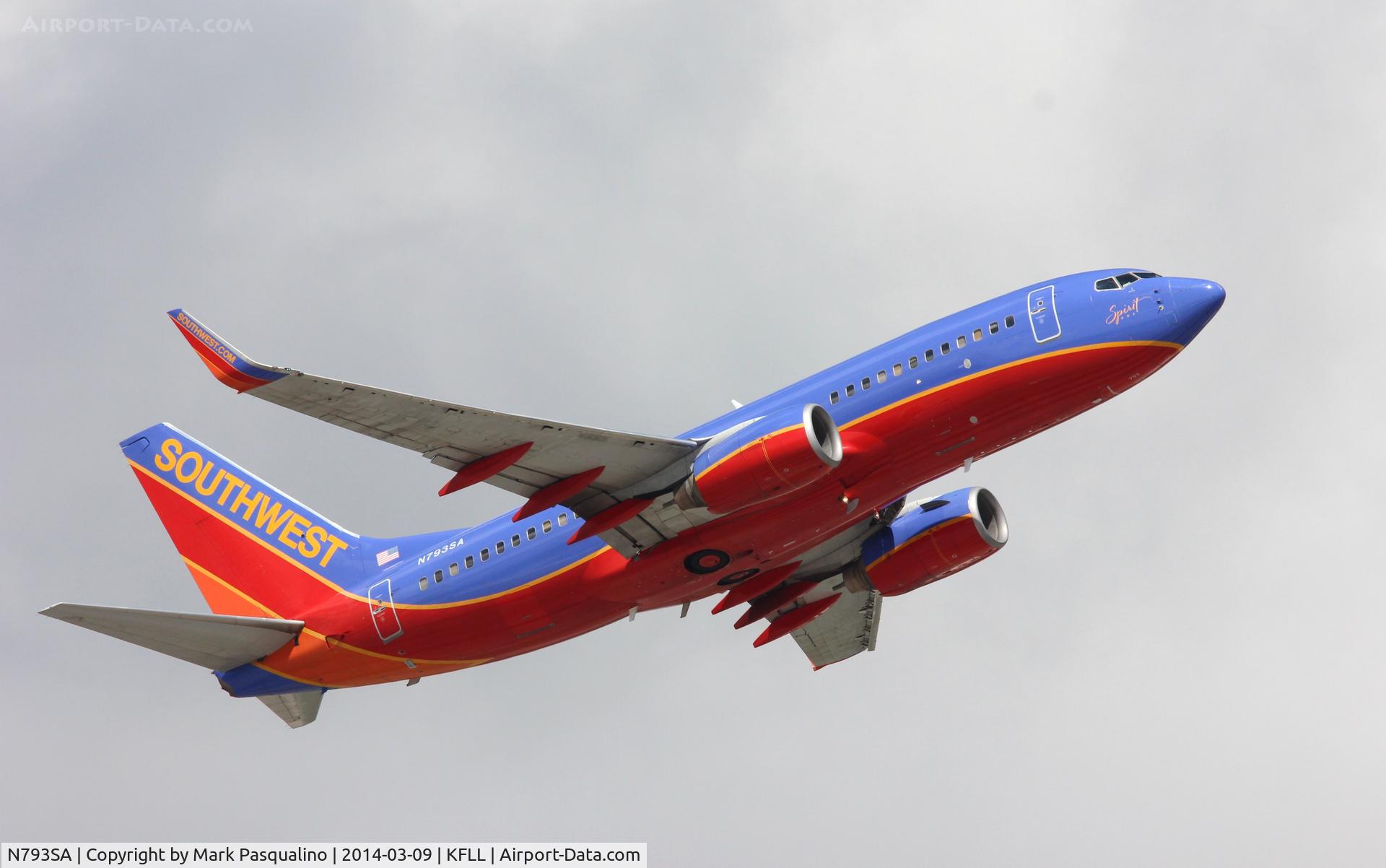 N793SA, 2001 Boeing 737-7H4 C/N 27888, Boeing 737-700