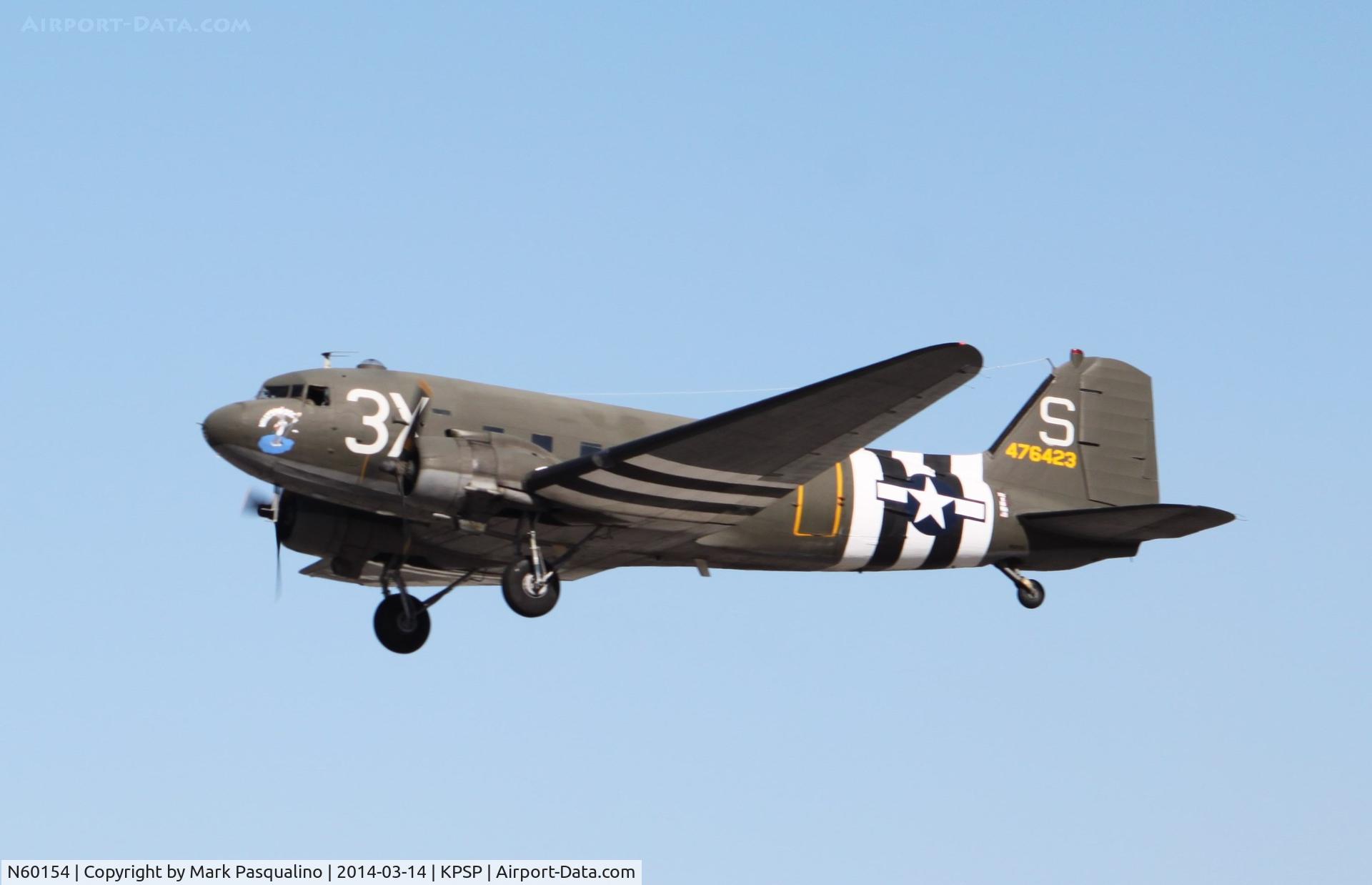 N60154, 1943 Douglas C-47B-25-DK Skytrain (Dakota III) C/N 16007/32755, Douglas DC3C