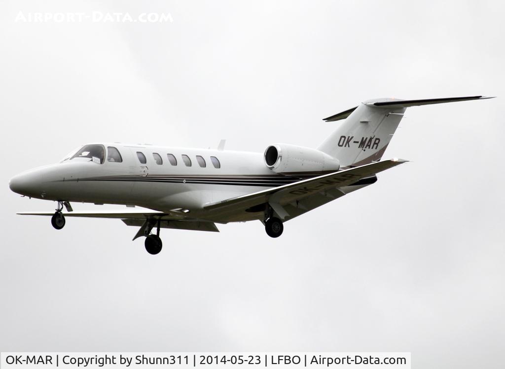 OK-MAR, 2009 Cessna 525A CitationJet CJ2+ C/N 525A-0455, Landing rwy 32L