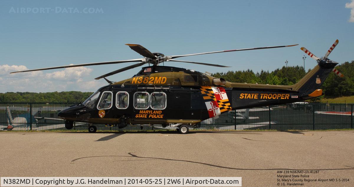 N382MD, 2013 AgustaWestland AW-139 C/N 41287, New State Police helo.