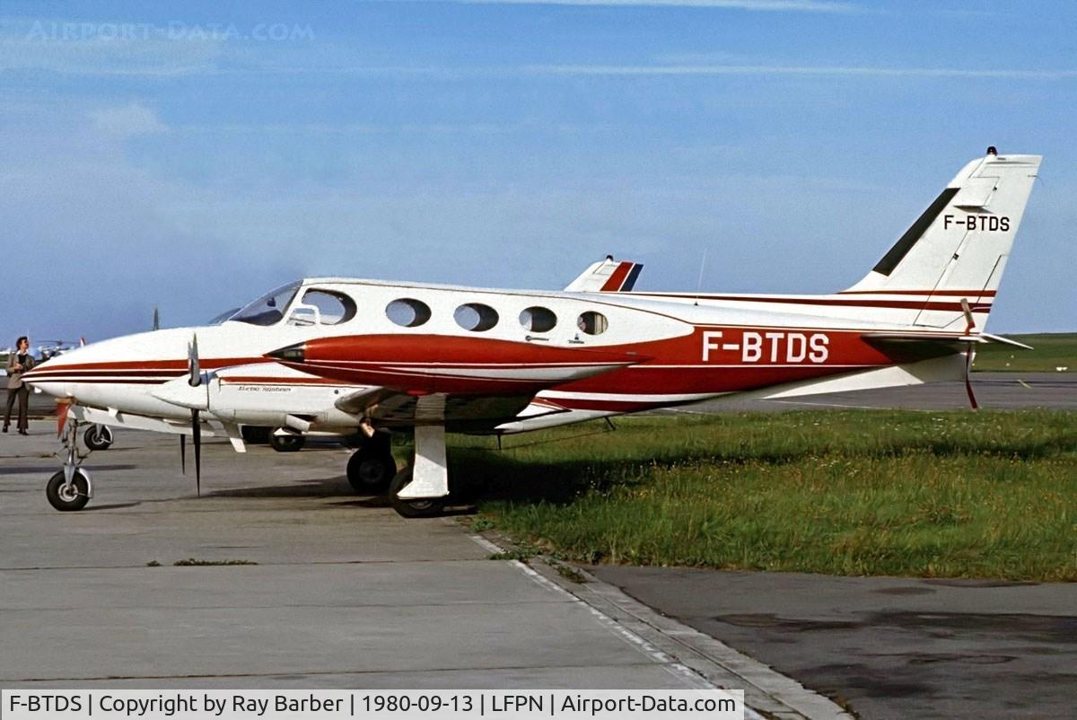 F-BTDS, Cessna 340 C/N 340-0041, Cessna 340 [340-0041] Toussus Le Noble~F 13/09/1980