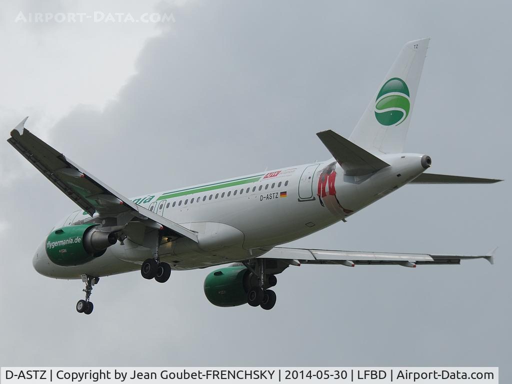 D-ASTZ, 2007 Airbus A319-112 C/N 3019, Germania ST3435 from Palerme.